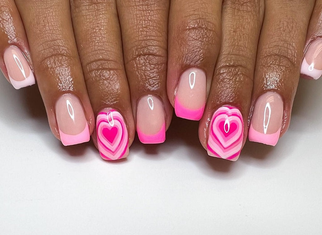 Romantic Heart Nail Designs