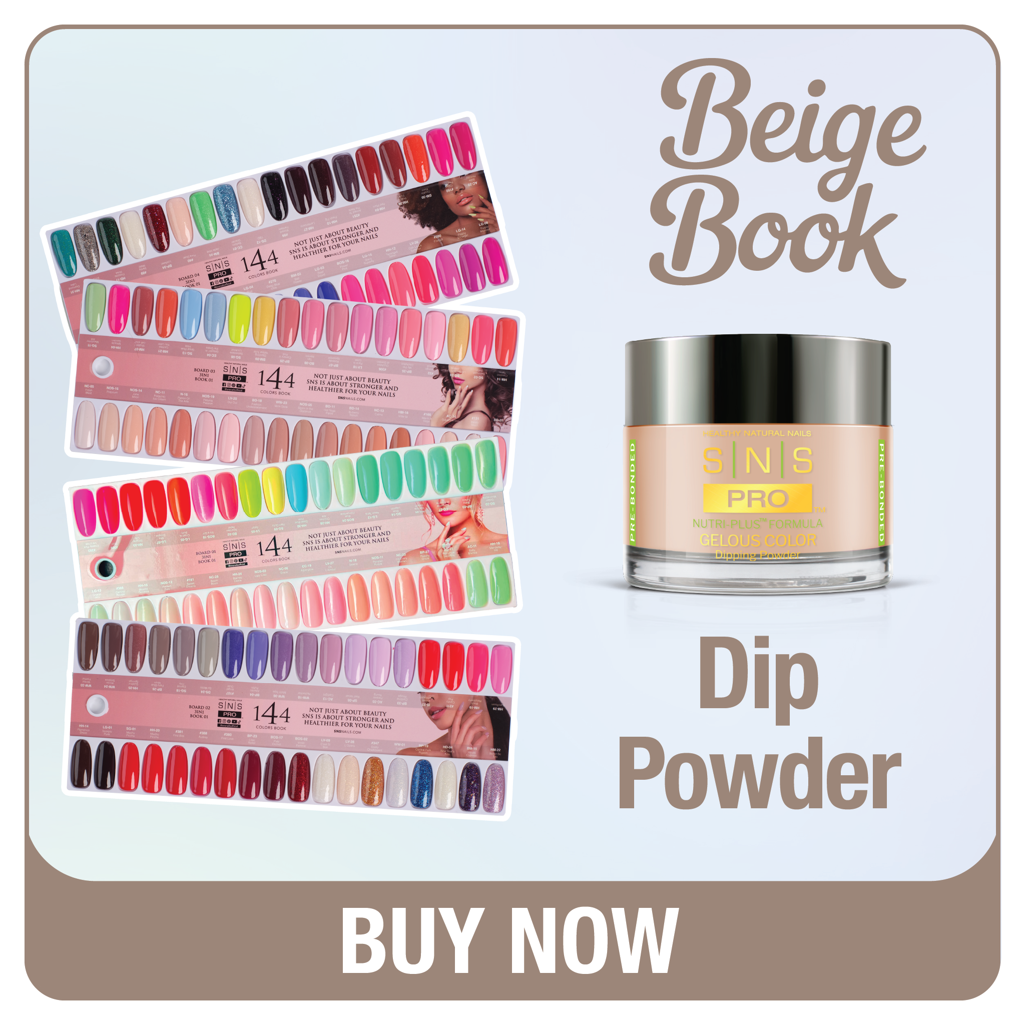 SNS Pro Dipping Powder - Beige Collection