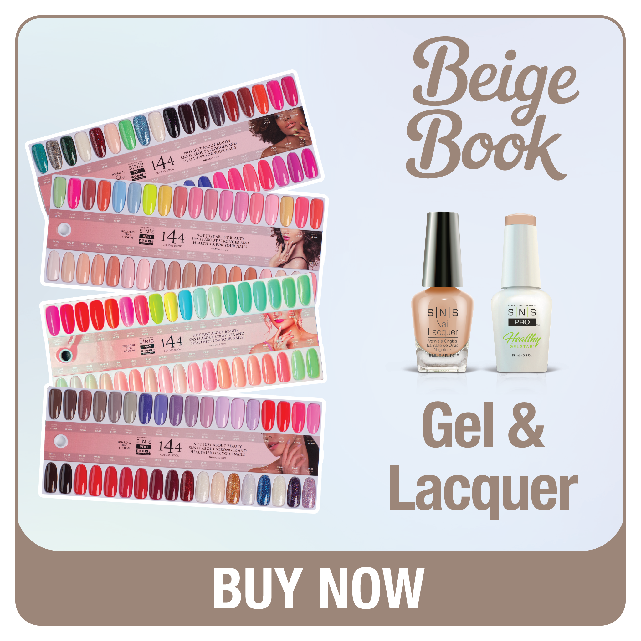 SNS Pro Gel & Lacquer - Beige Collection