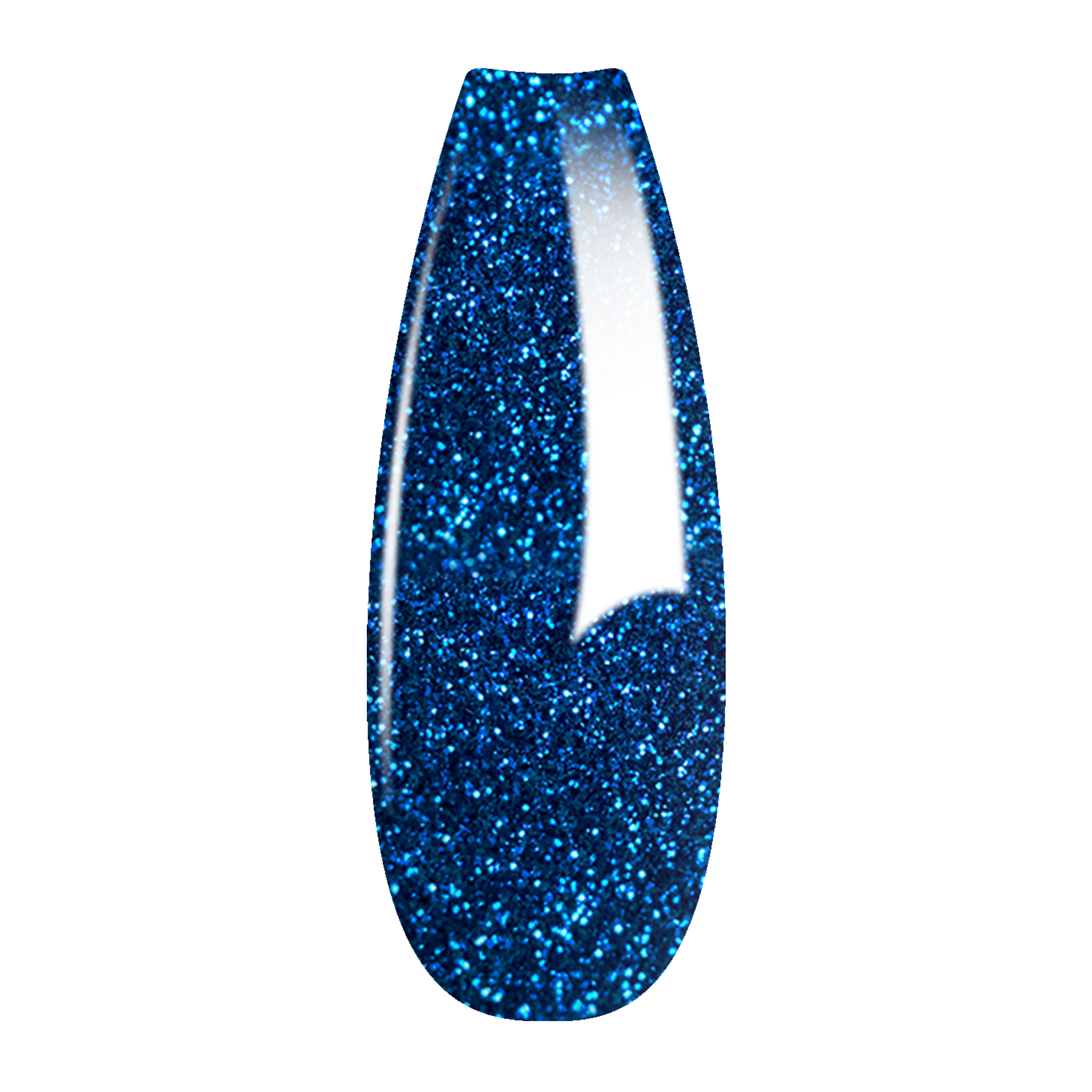French Glitter Nail Art - Blue Colors - GF01
