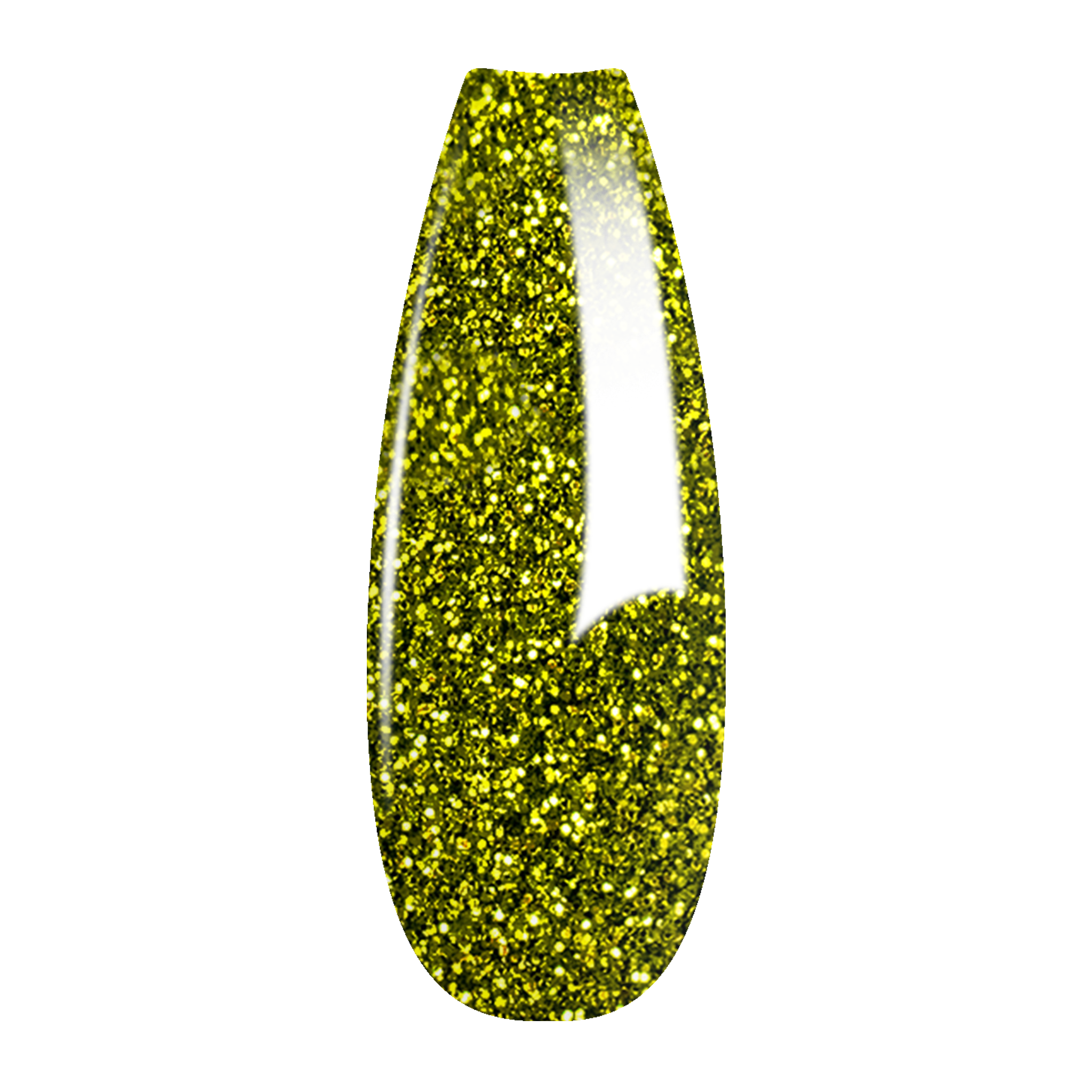 French Glitter Nail Art - Lime Green Colors - GF02