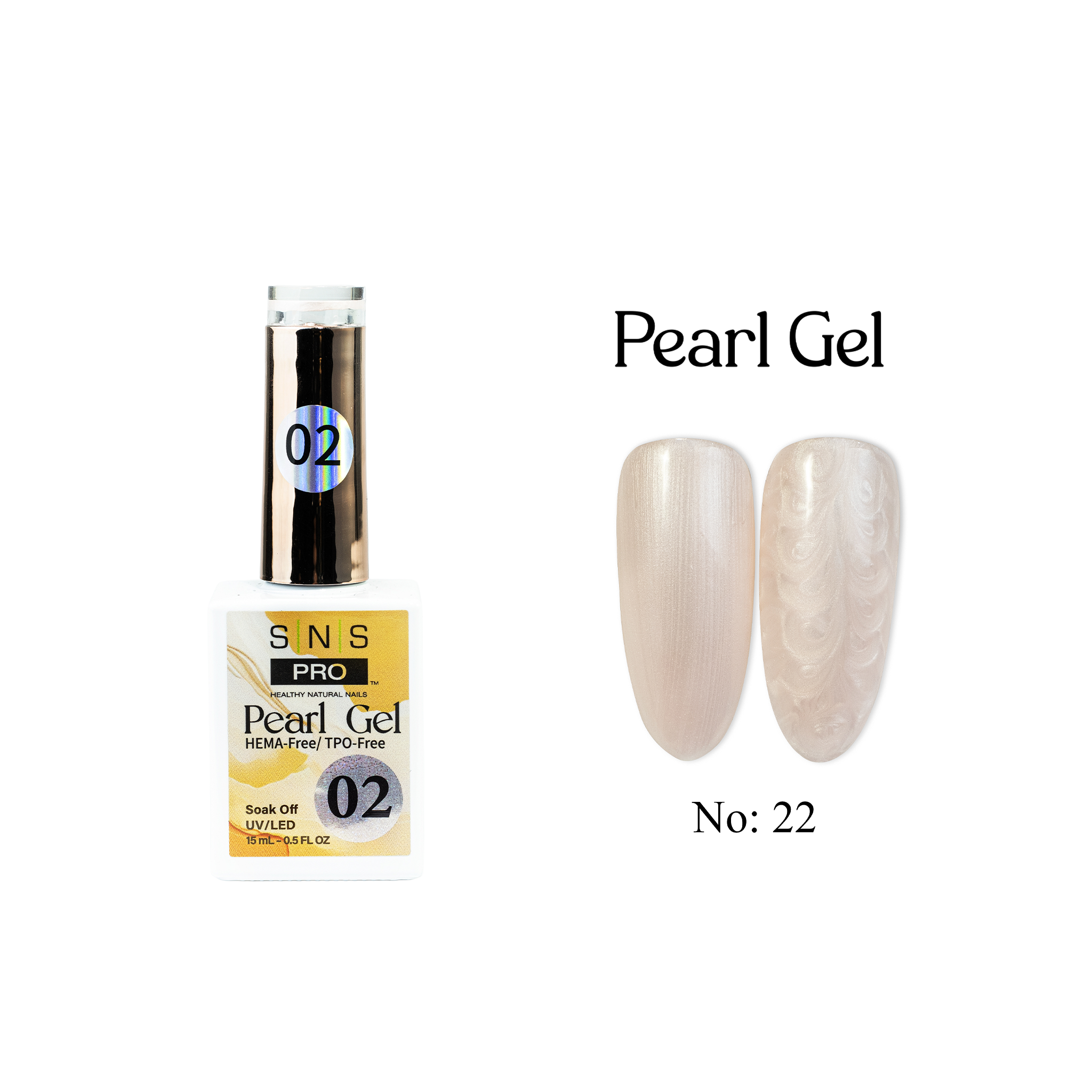 SNS Pearl Gel Collection - 02 - Gel Polish 0.5oz