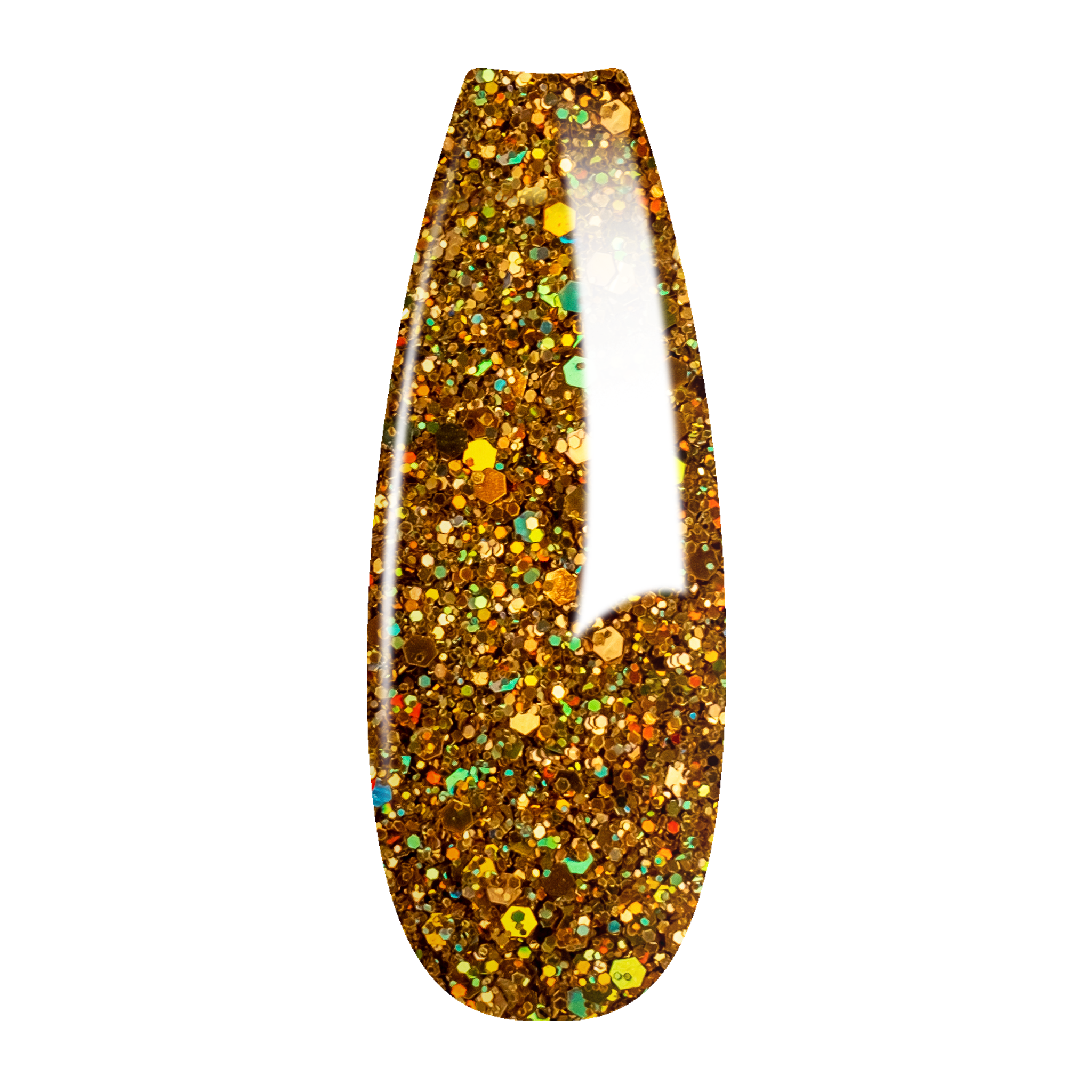 Ombre Glitter Nail Art - Yellow Colors - GO02
