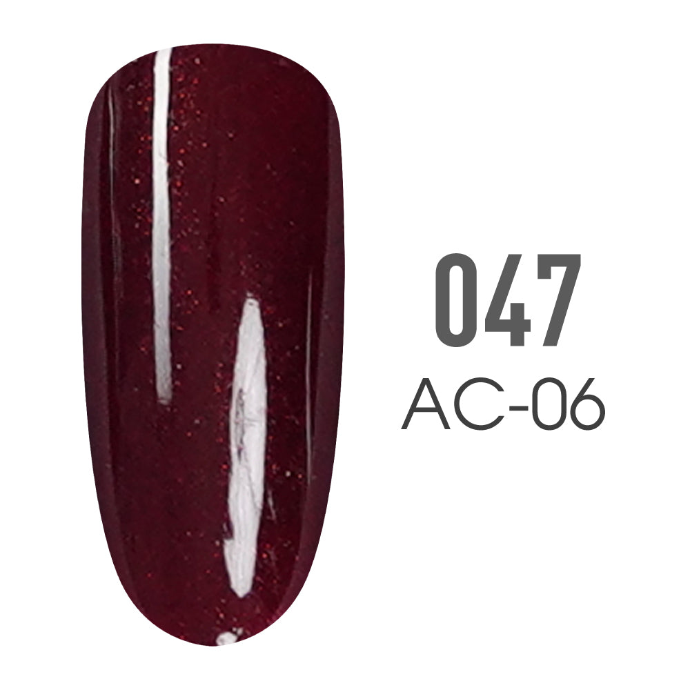 SNS Pro Gel Nail Polish Duo - 047 AC-06 - BEEN THERE DONE THAT - Burgundy Collection