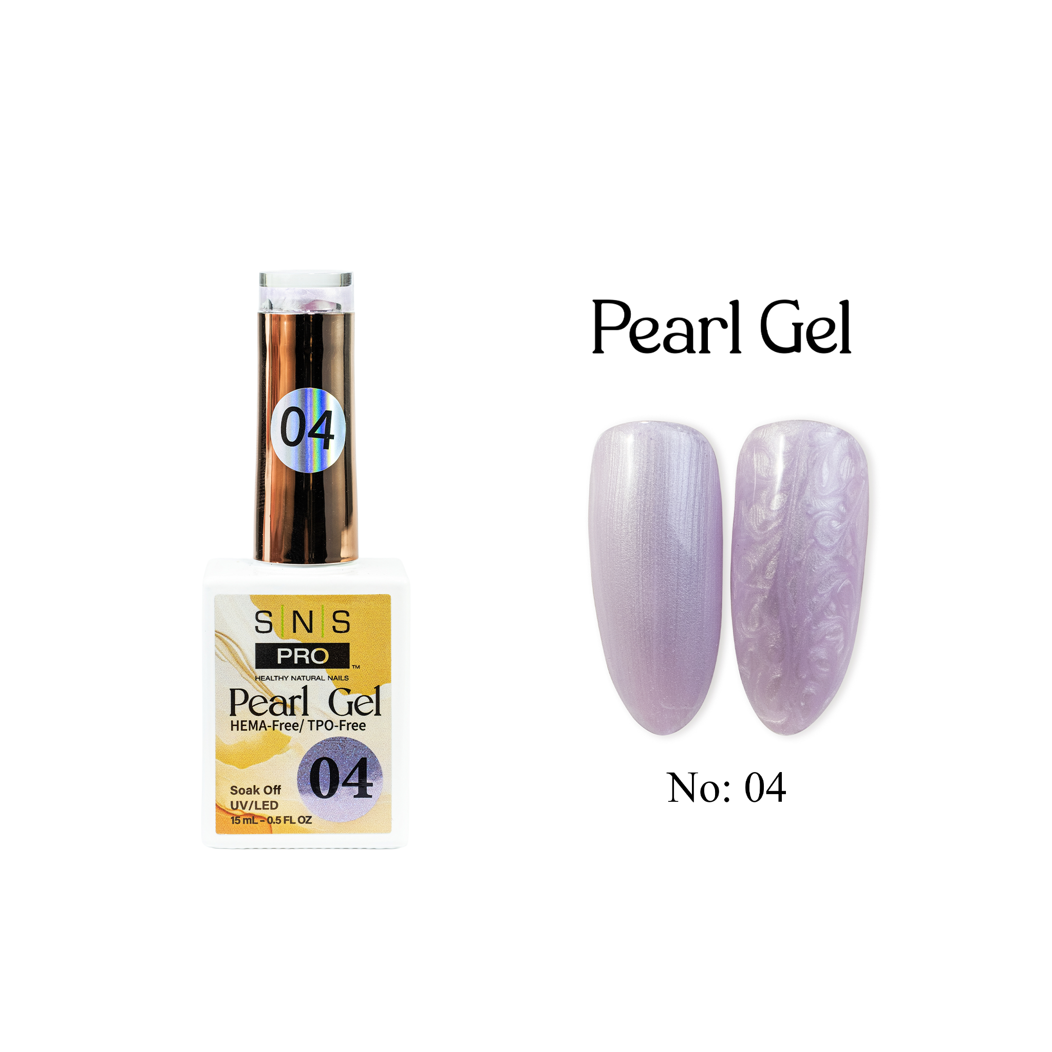 SNS Pearl Gel Collection - 04 - Gel Polish 0.5oz