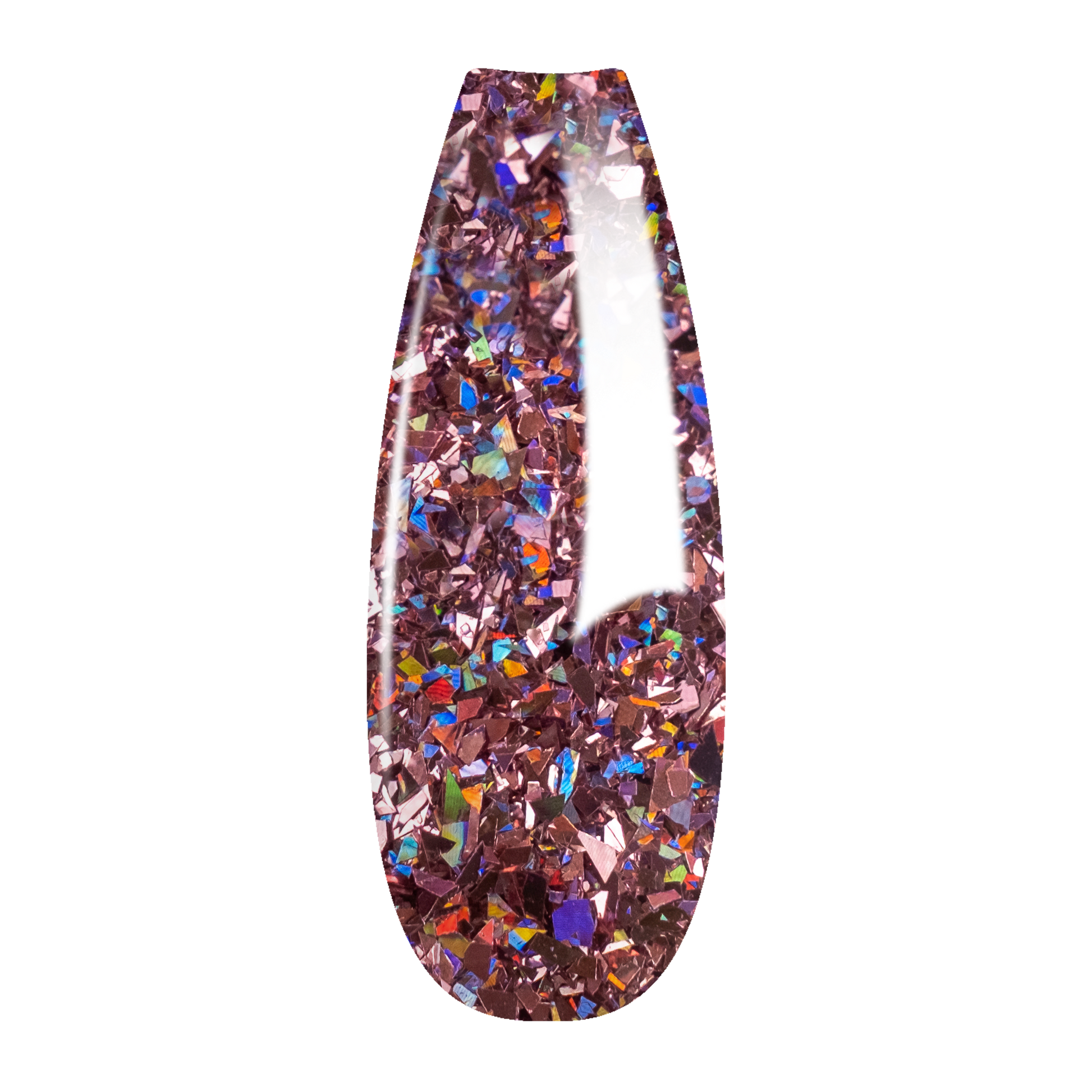 Ombre Glitter Nail Art - Rose Gold Colors - GO05