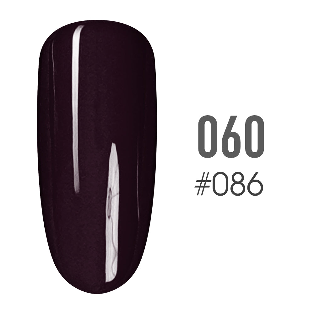 SNS Pro Gel Nail Polish Duo - 060 #086 - EURO TALKS - Burgundy Collection