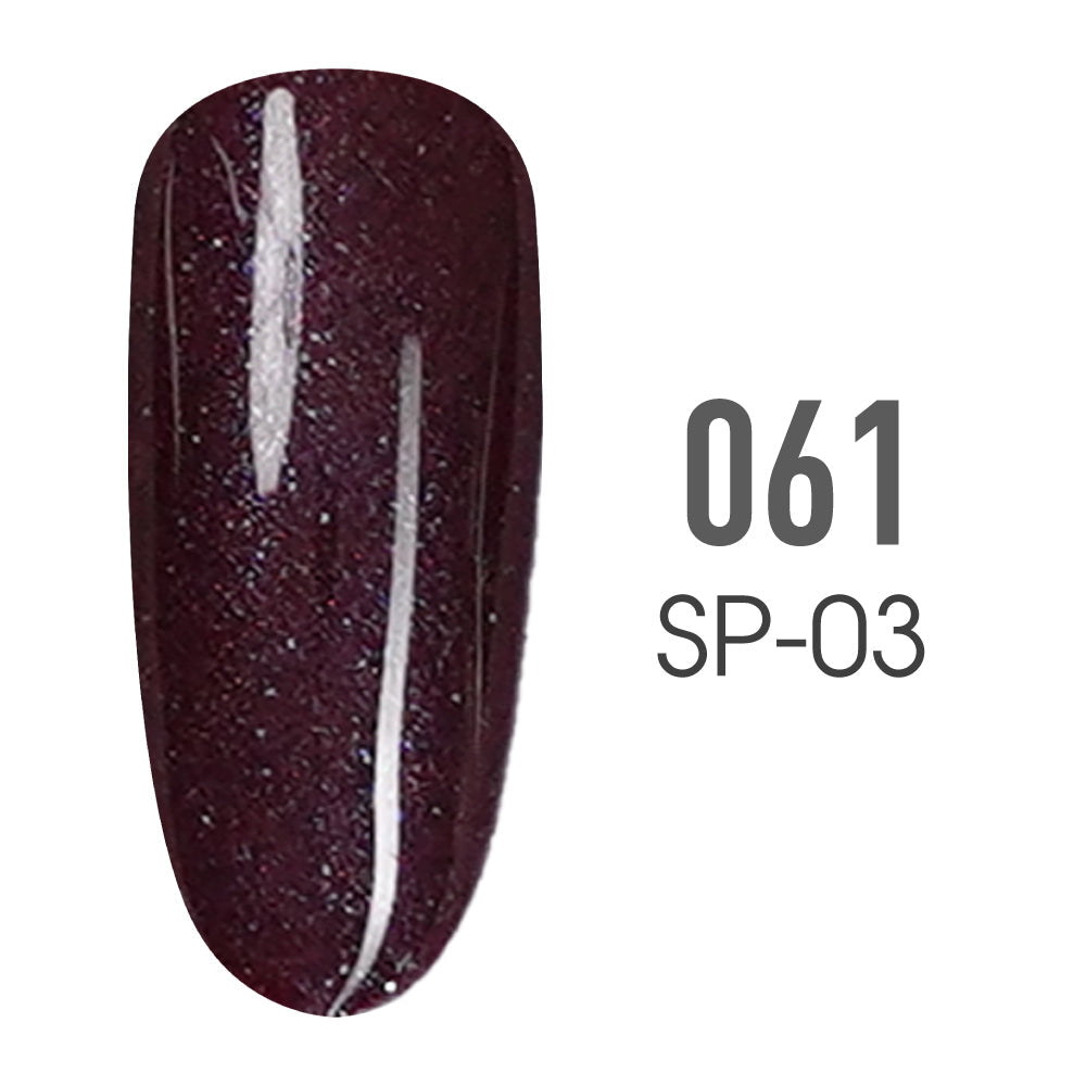 SNS Pro Gel Nail Polish Duo - 061 SP-03 - YABBA DABBA DOO - Burgundy Collection