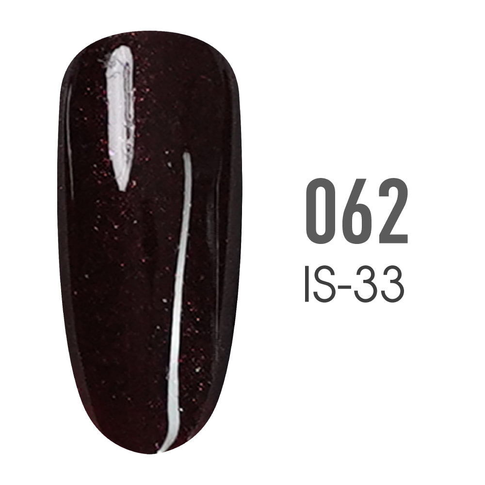 SNS Pro Gel Nail Polish Duo - 062 IS-33 - CRARY HALLOWEEN - Burgundy Collection