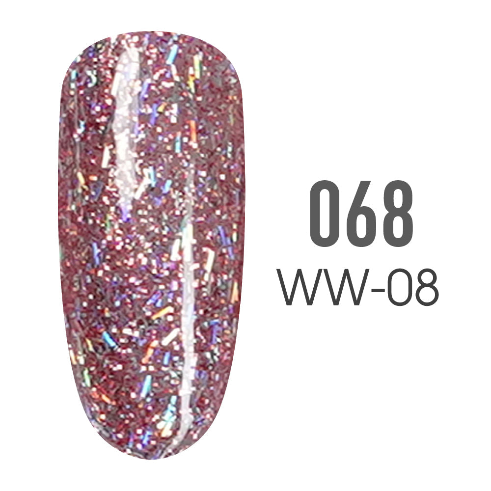 SNS Pro Gel Nail Polish Duo - 068 WW-08 - TIMES SQUARE - Burgundy Collection