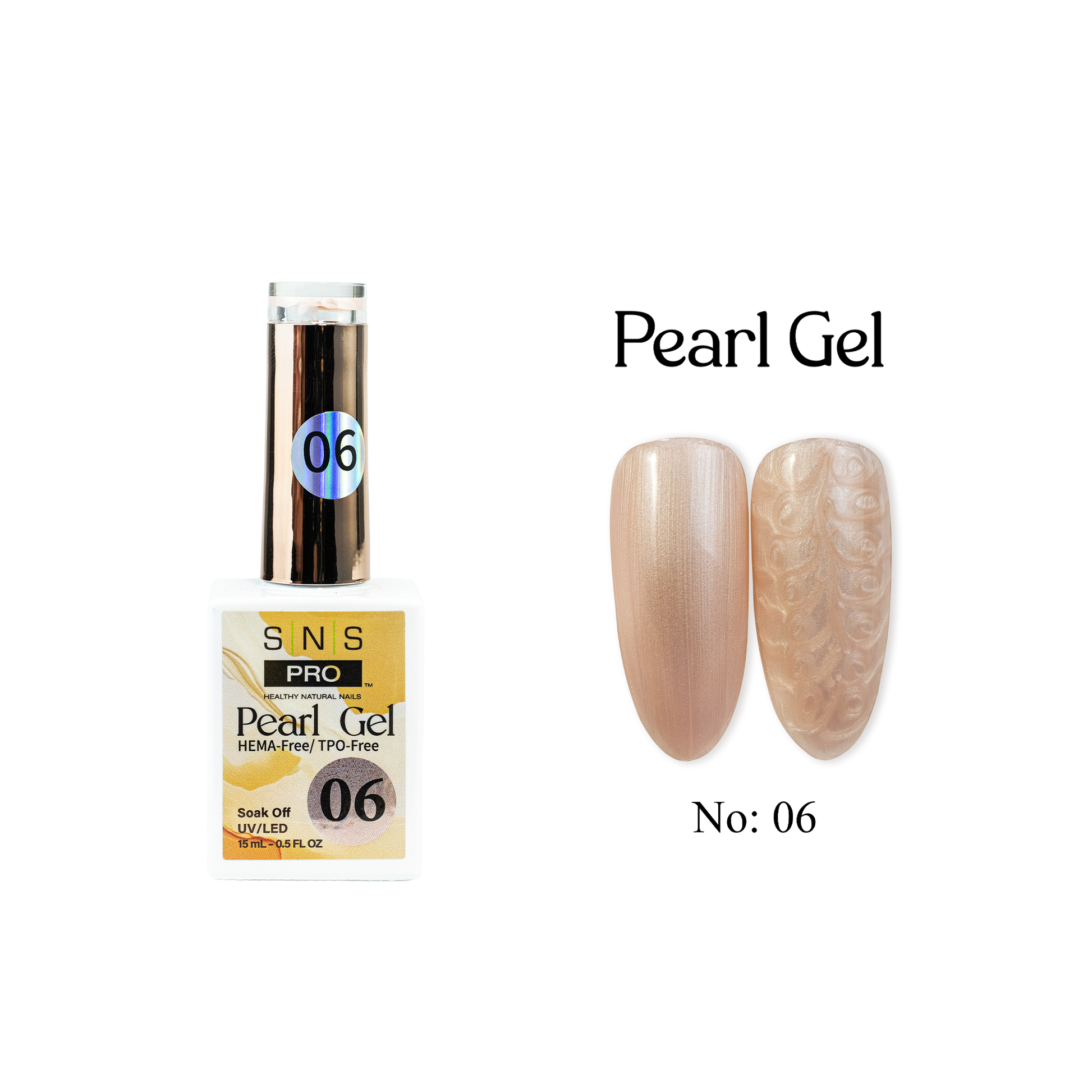 SNS Pearl Gel Collection - 06 - Gel Polish 0.5oz