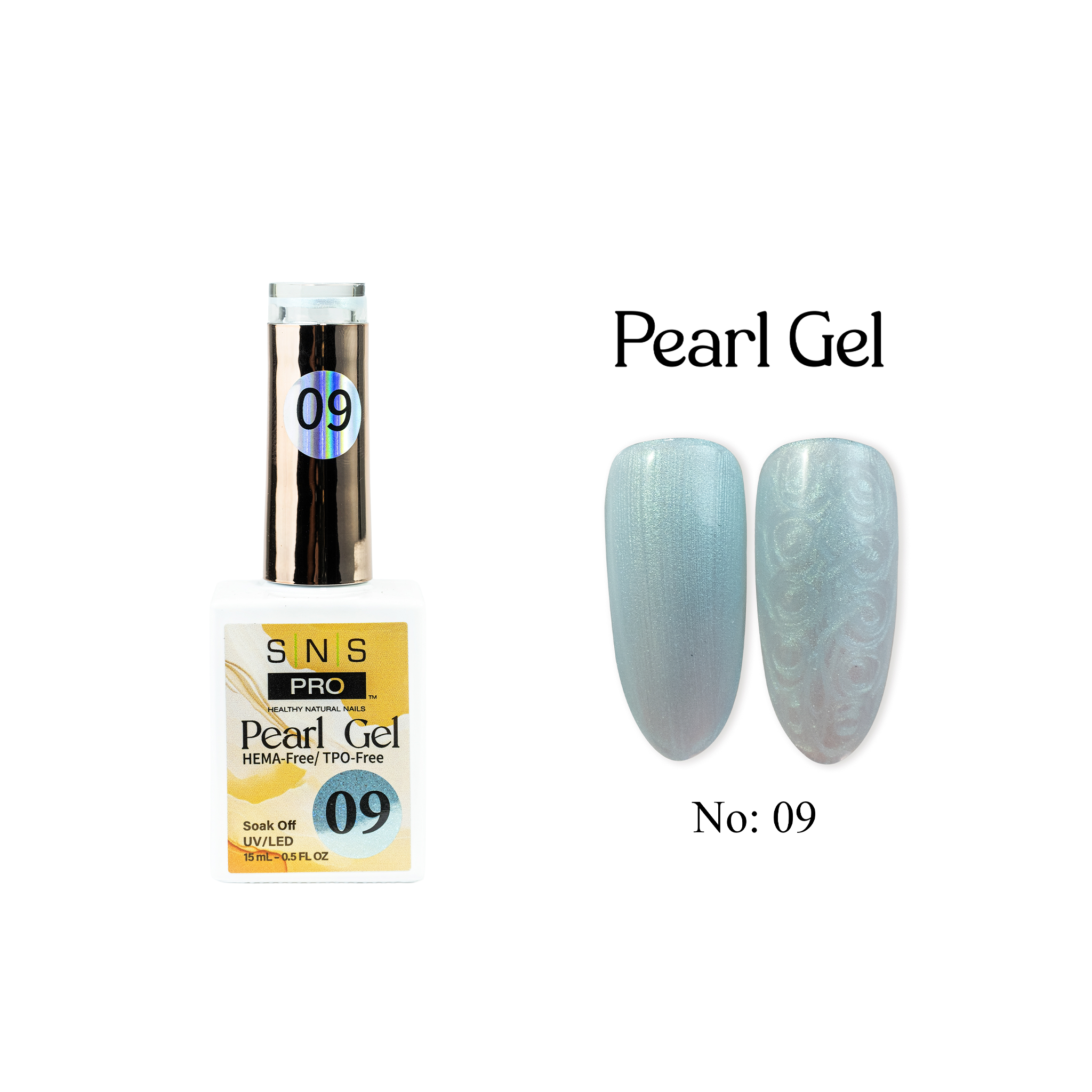 SNS Pearl Gel Collection - 09 - Gel Polish 0.5oz