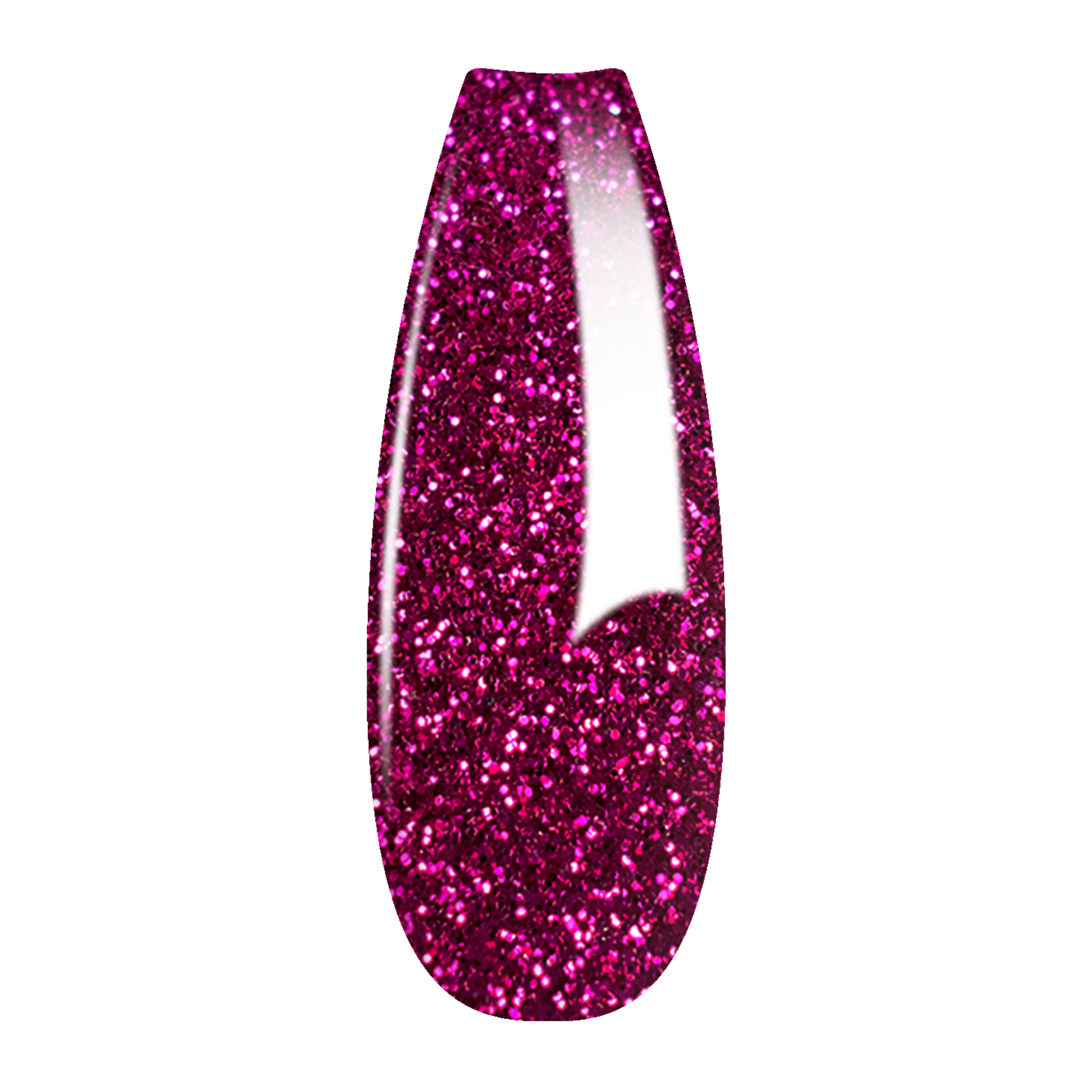 French Glitter Nail Art - Magenta Colors - GF10