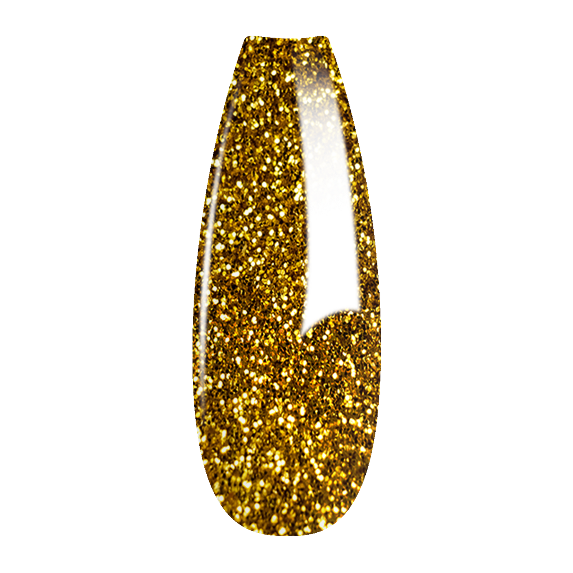 French Glitter Nail Art - Gold Colors - GF11
