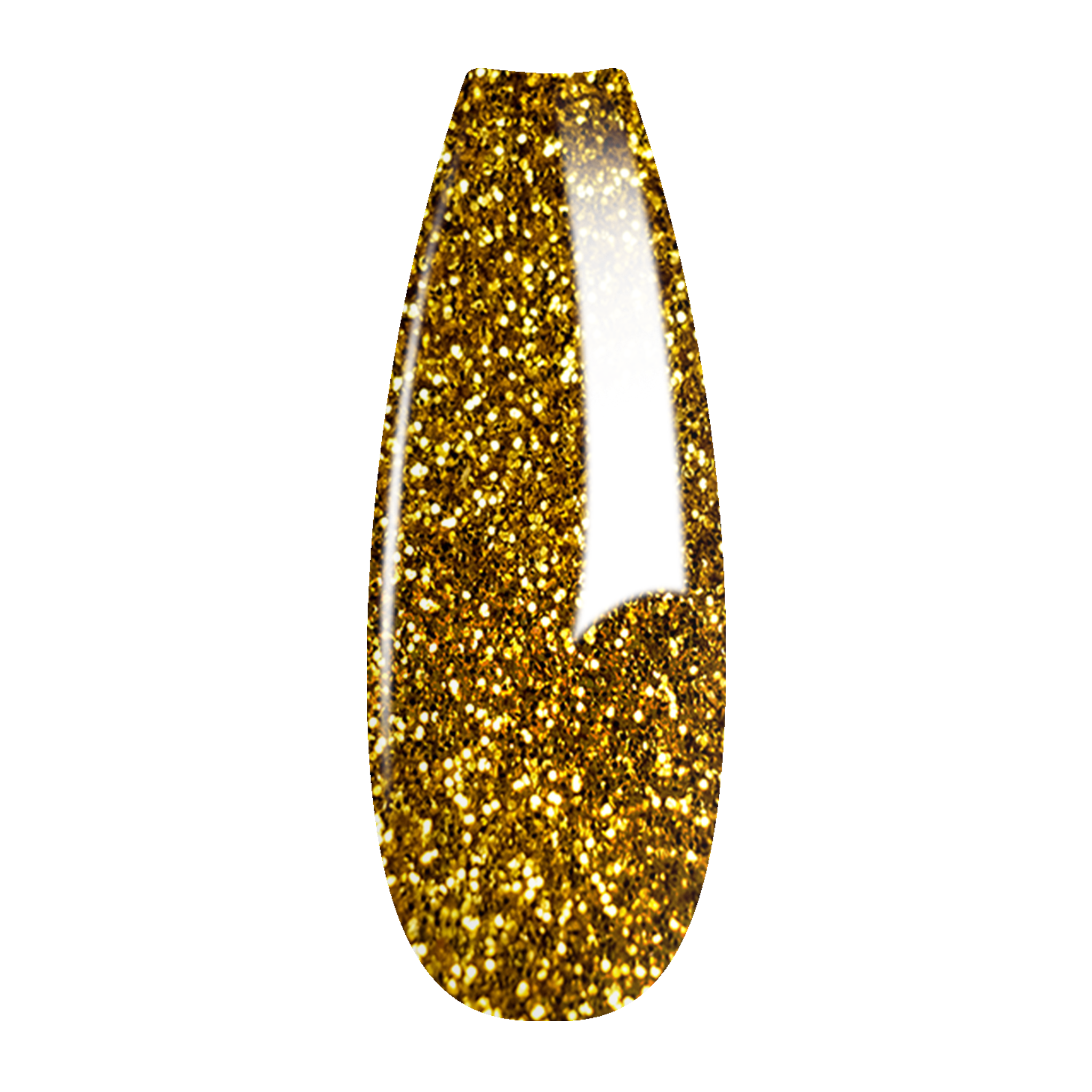 French Glitter Nail Art - Gold Colors - GF11