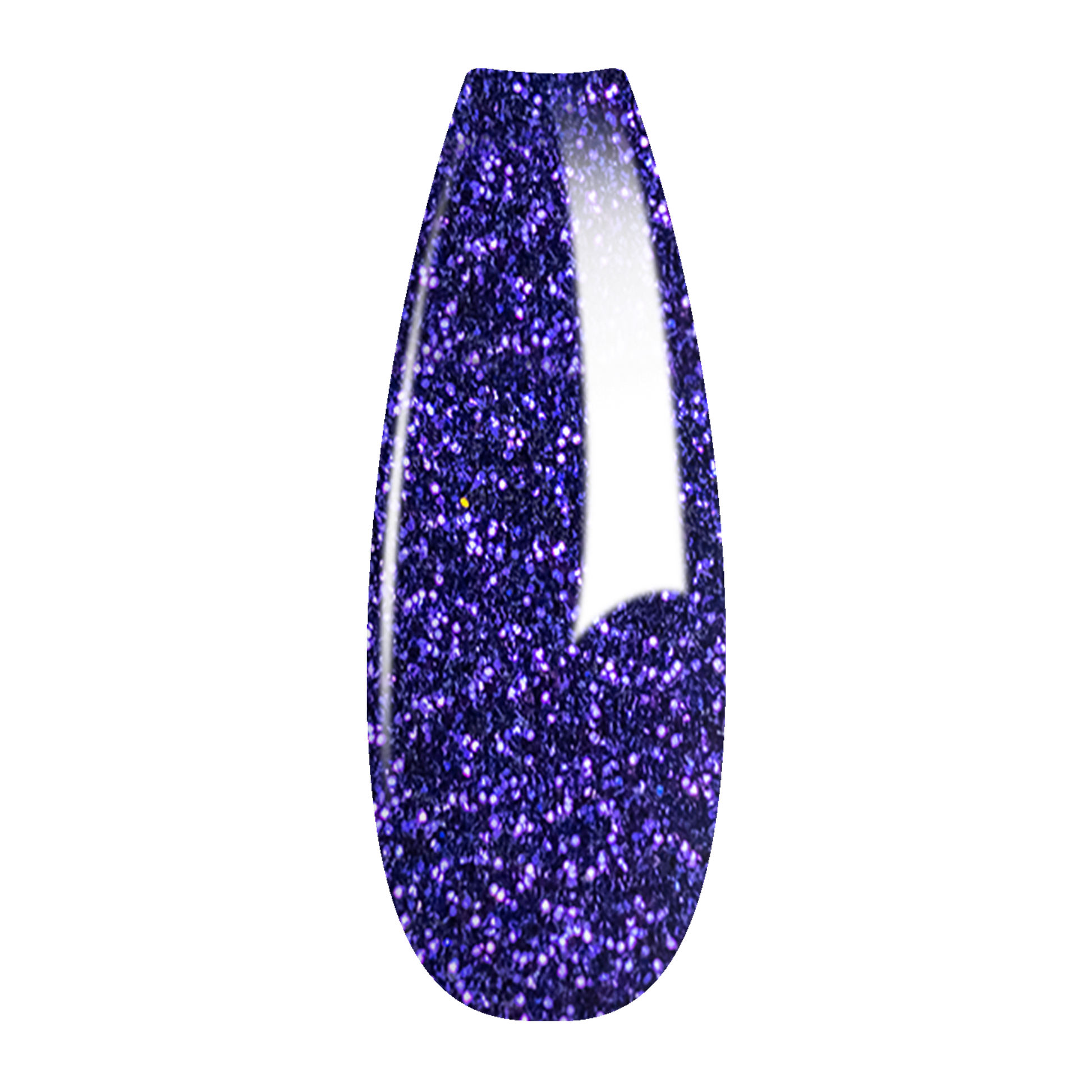 French Glitter Nail Art - Dark Purple Colors - GF12
