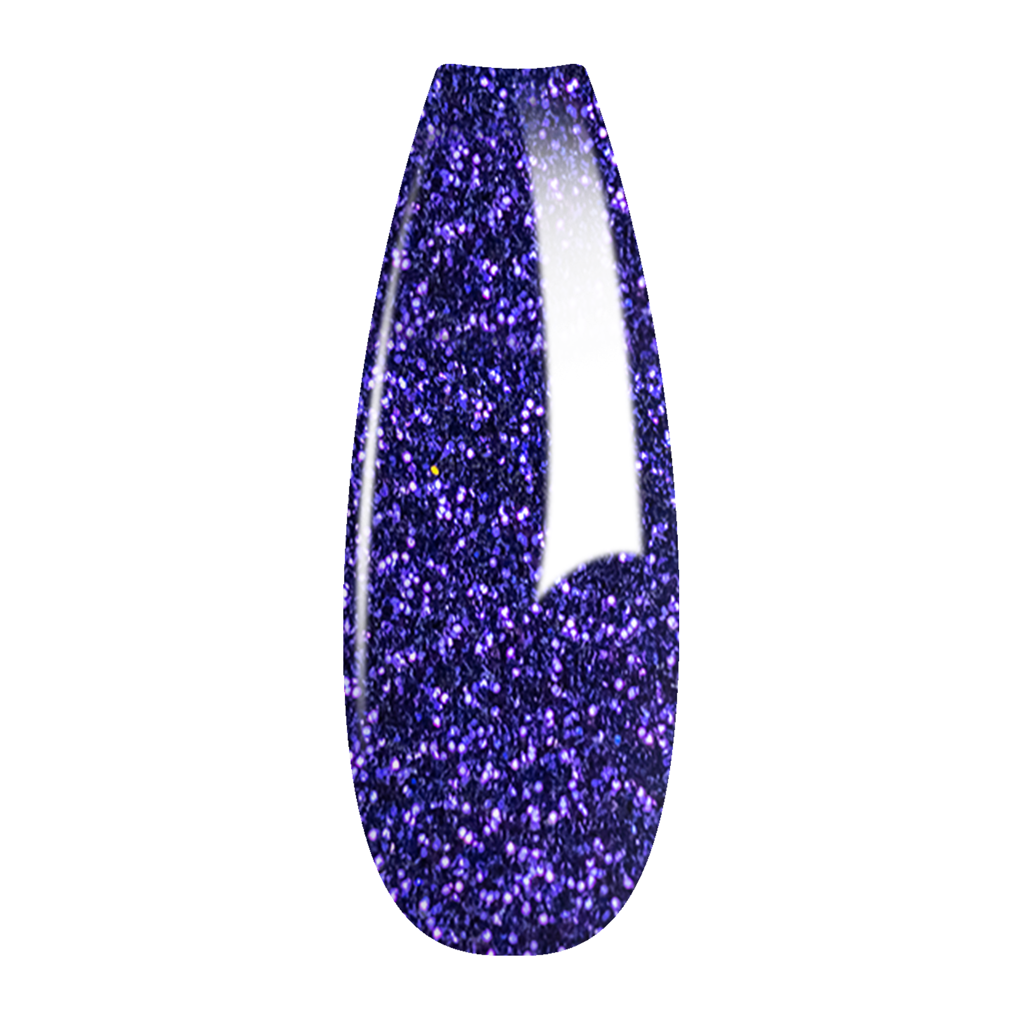 French Glitter Nail Art - Dark Purple Colors - GF12