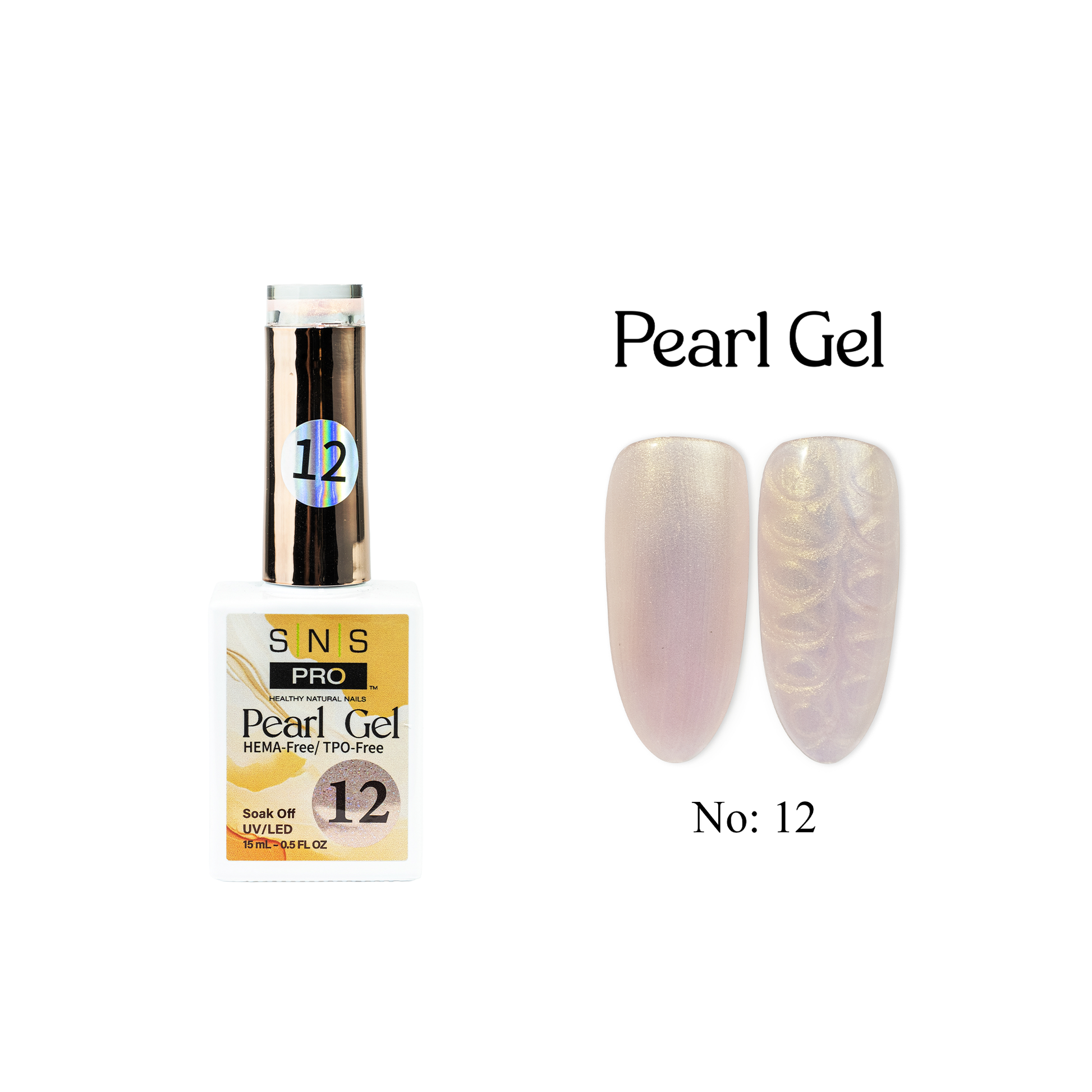 SNS Pearl Gel Collection - 12 - Gel Polish 0.5oz