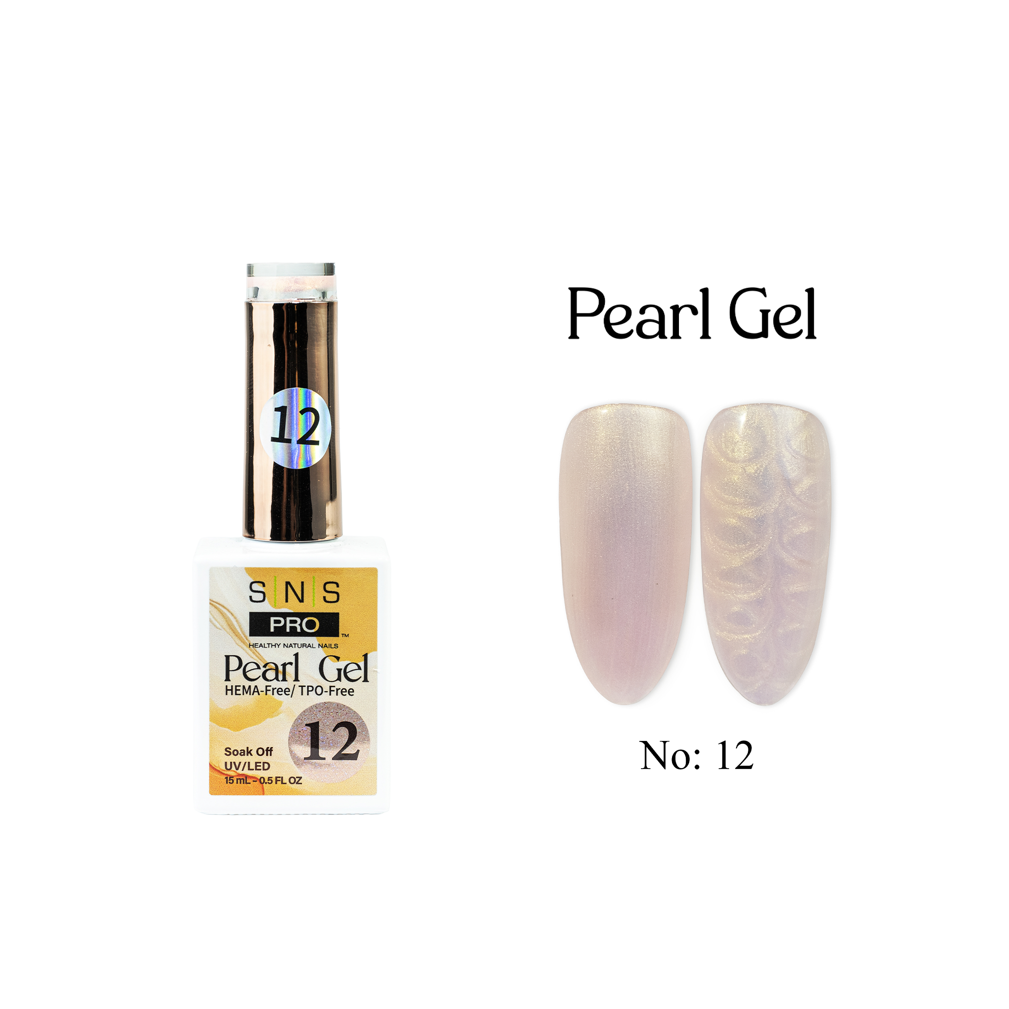 SNS Pearl Gel Collection - 12 - Gel Polish 0.5oz