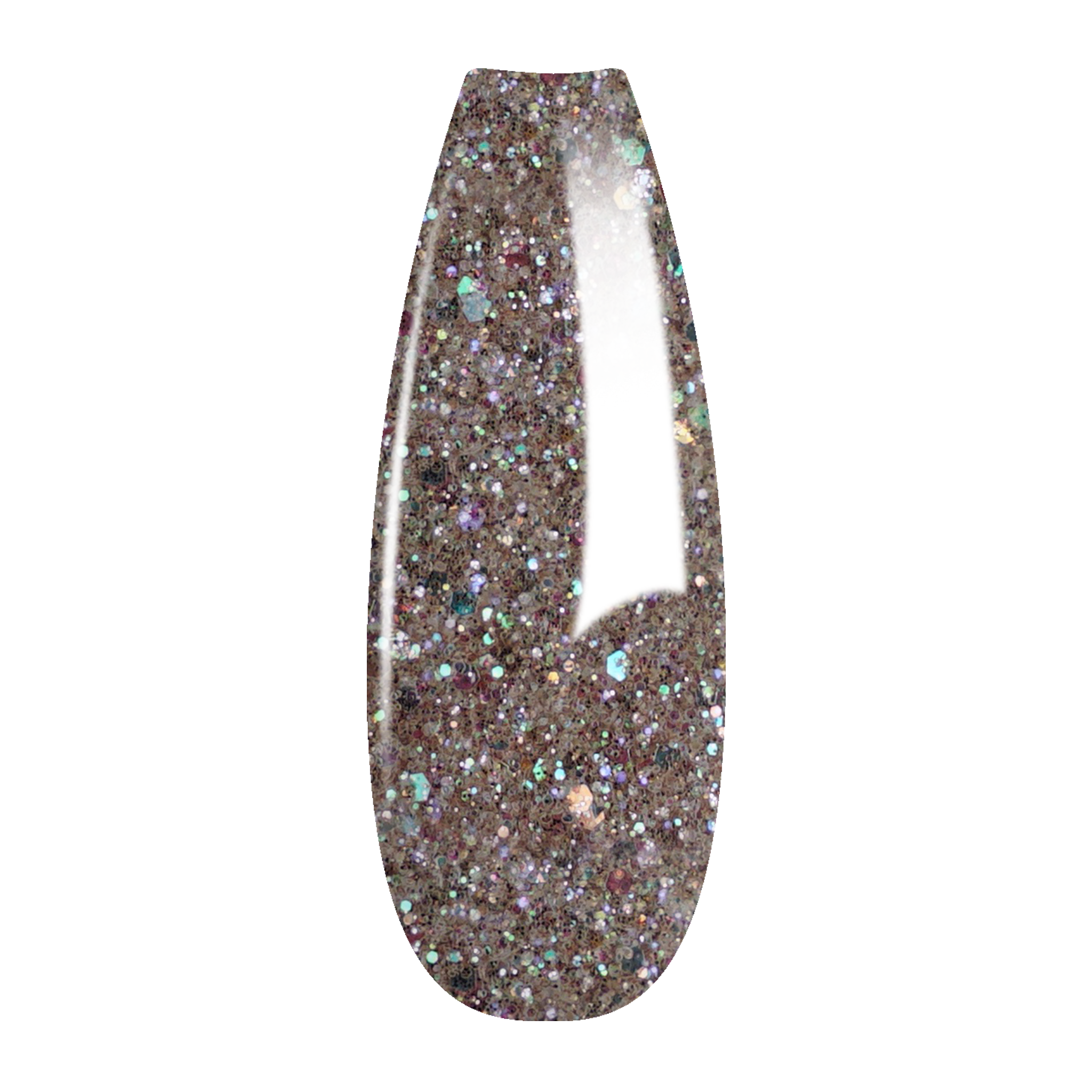 Ombre Glitter Nail Art - Pale Pink Colors - GO12