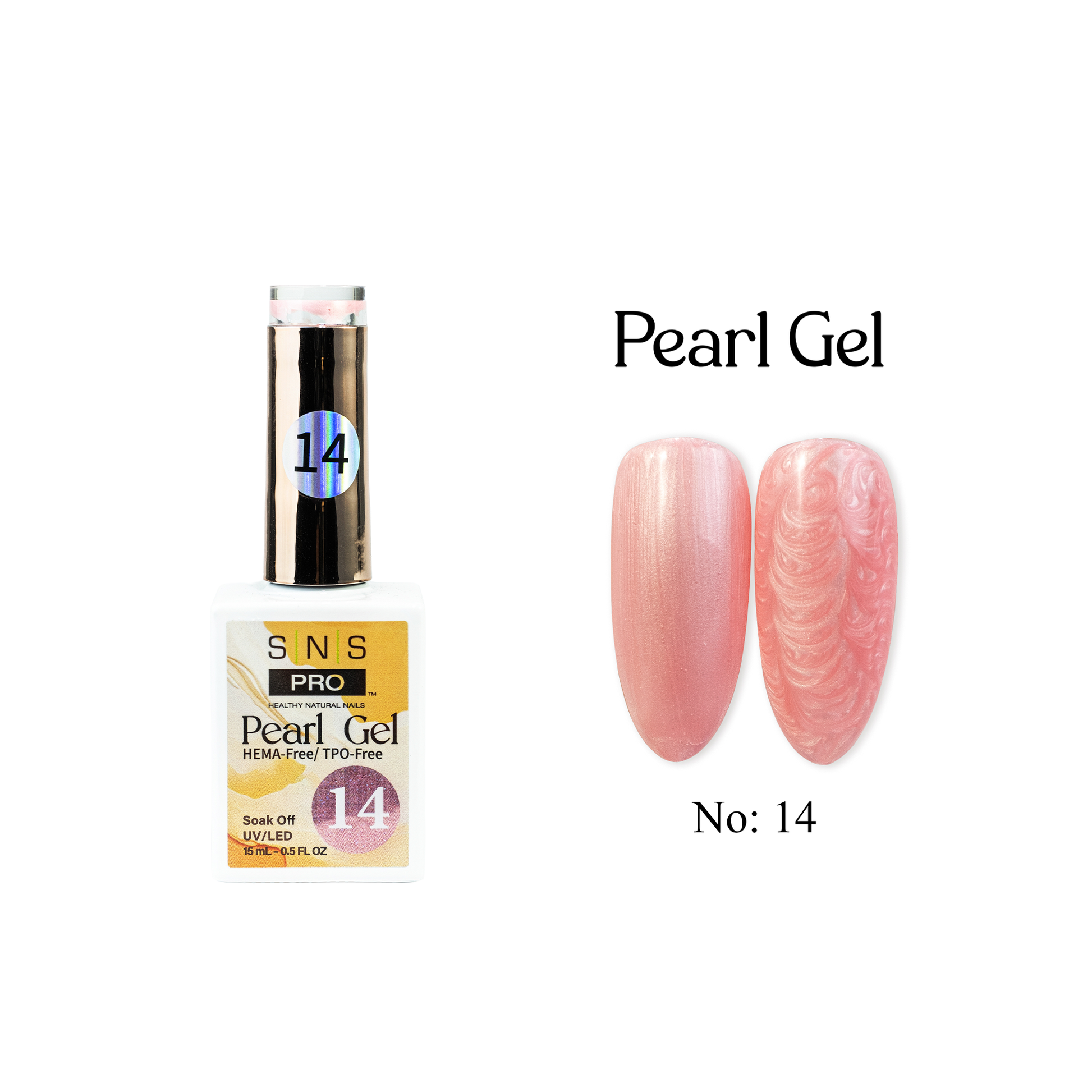SNS Pearl Gel Collection - 14 - Gel Polish 0.5oz