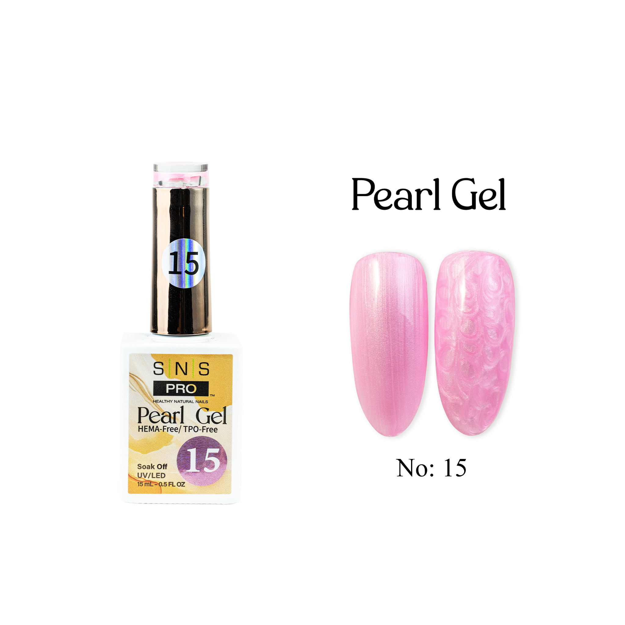 SNS Pearl Gel Collection - 15 - Gel Polish 0.5oz