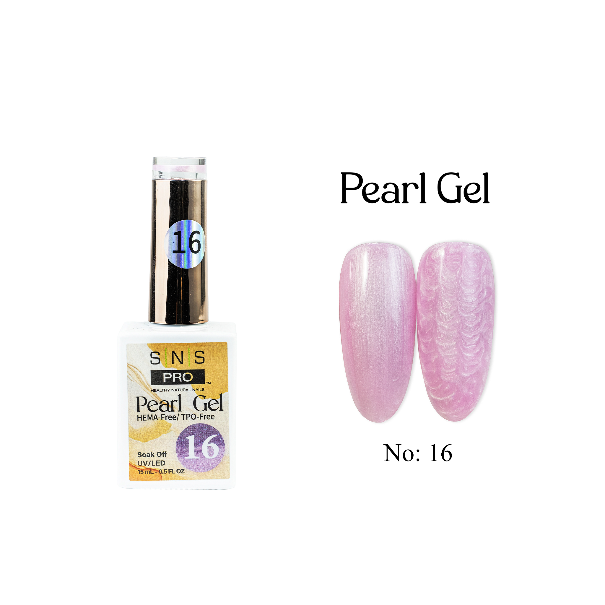 SNS Pearl Gel Collection - 16 - Gel Polish 0.5oz