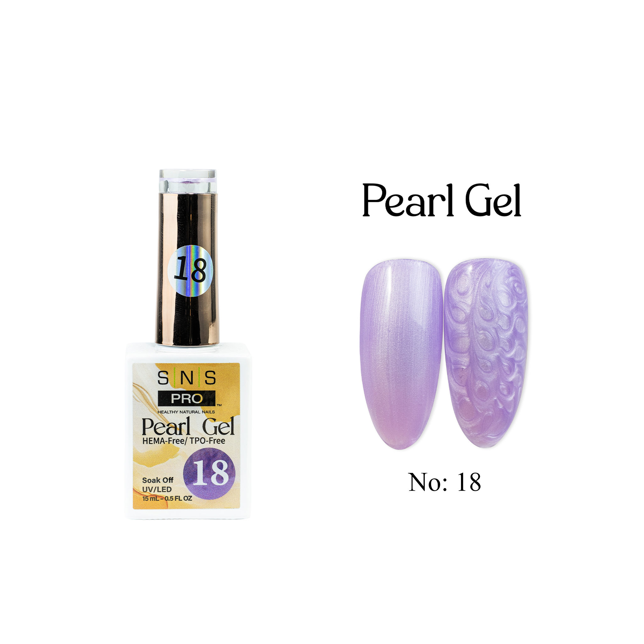 SNS Pearl Gel Collection - 18 - Gel Polish 0.5oz