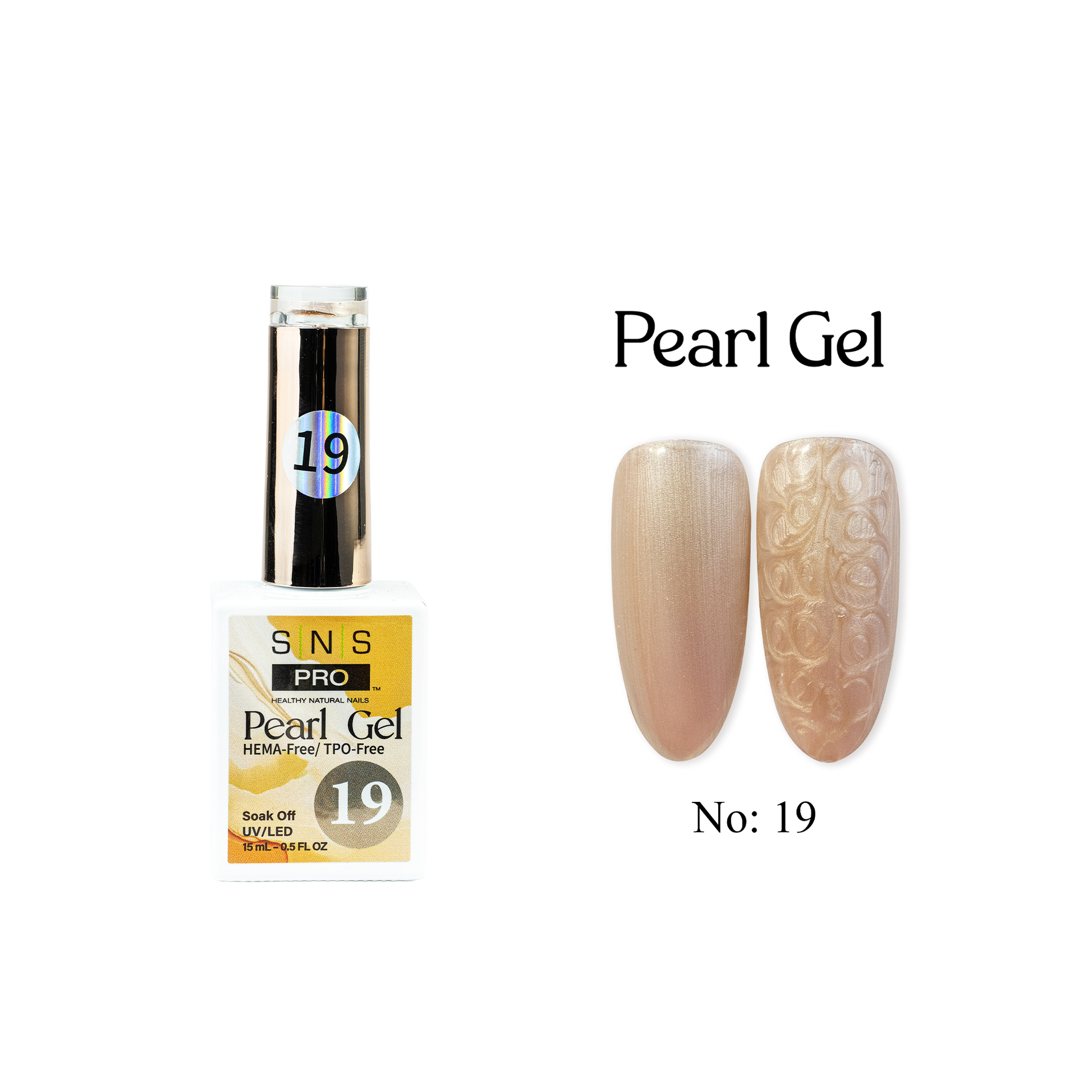 SNS Pearl Gel Collection - 19 - Gel Polish 0.5oz