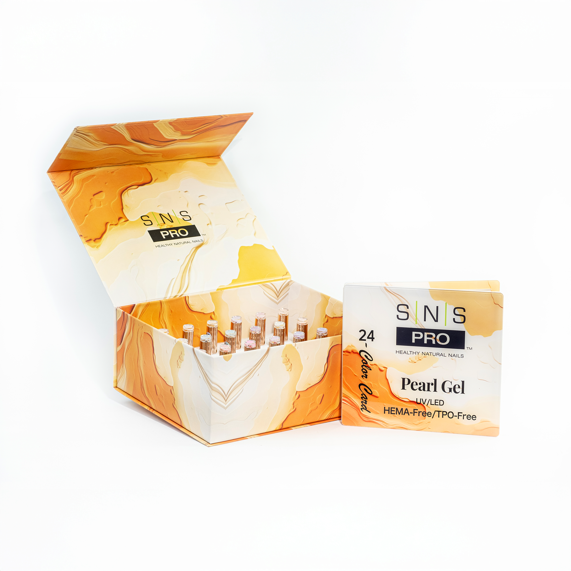 SNS Pearl Gel Collection - Set 24 Colors - Gel Polish 0.5oz