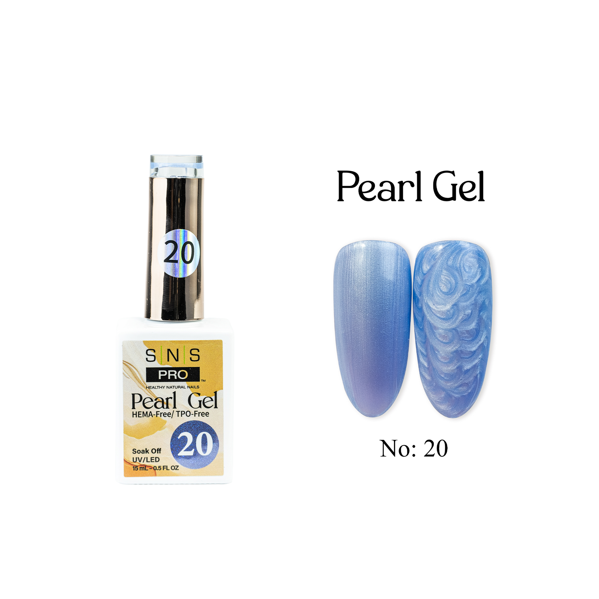 SNS Pearl Gel Collection - 20 - Gel Polish 0.5oz