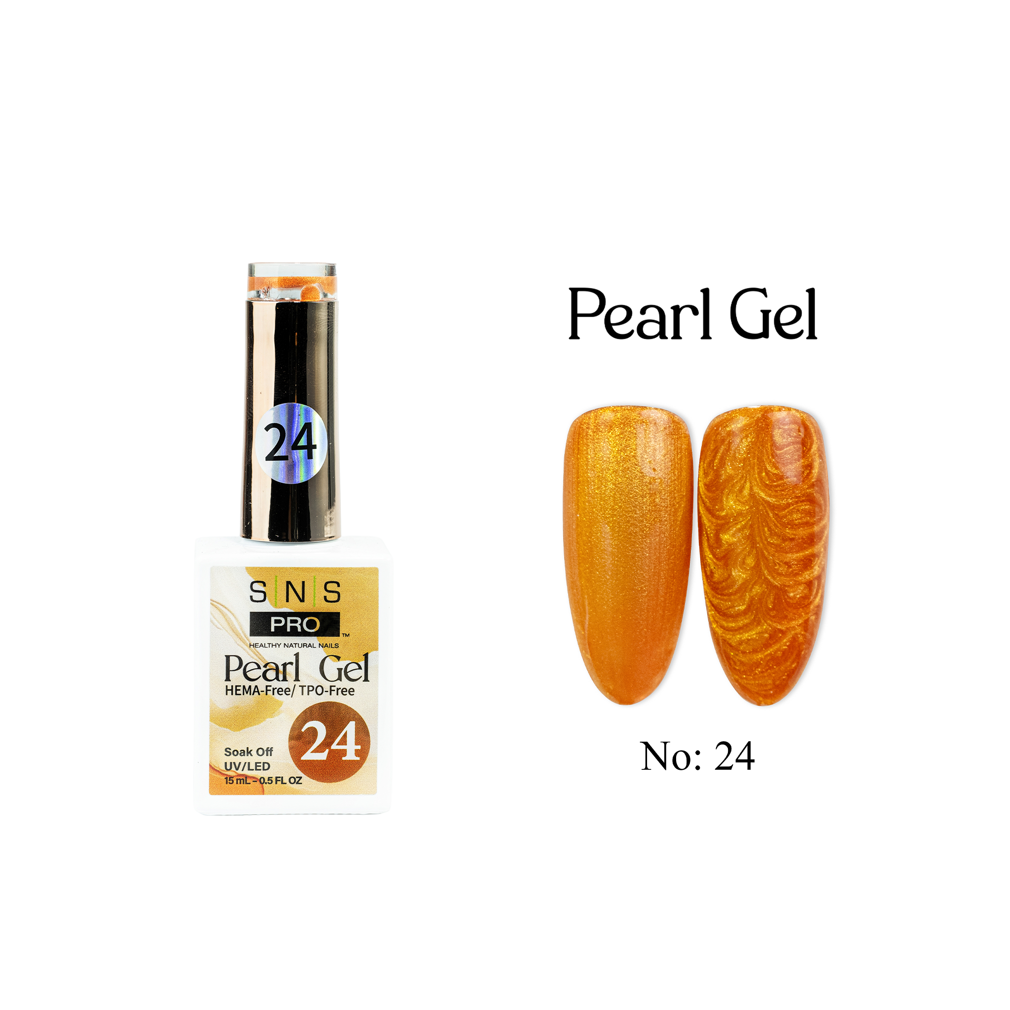 SNS Pearl Gel Collection - 24 - Gel Polish 0.5oz