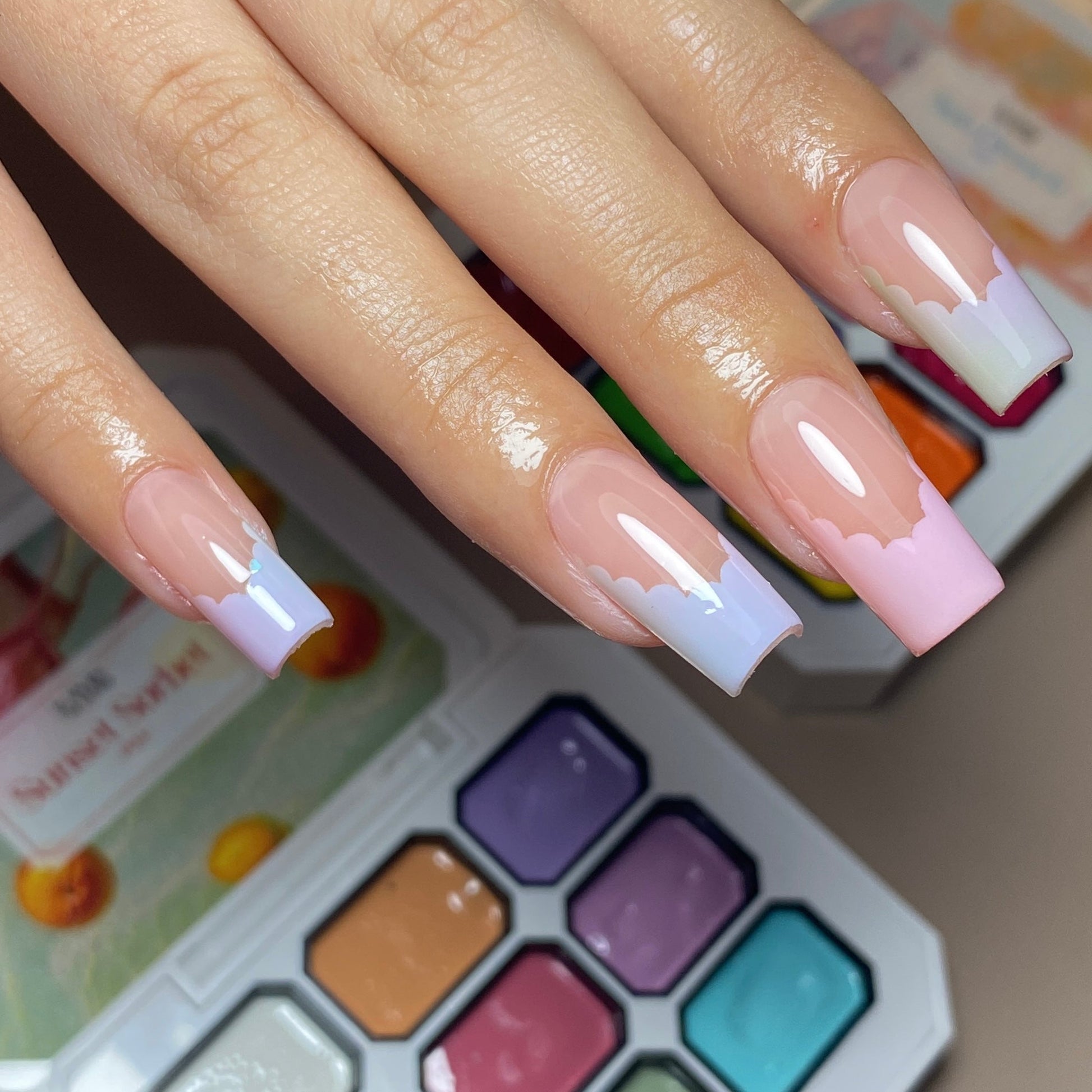 LAVIS Pat Pat Gel - Ombre Gel Palette - Painting Gel