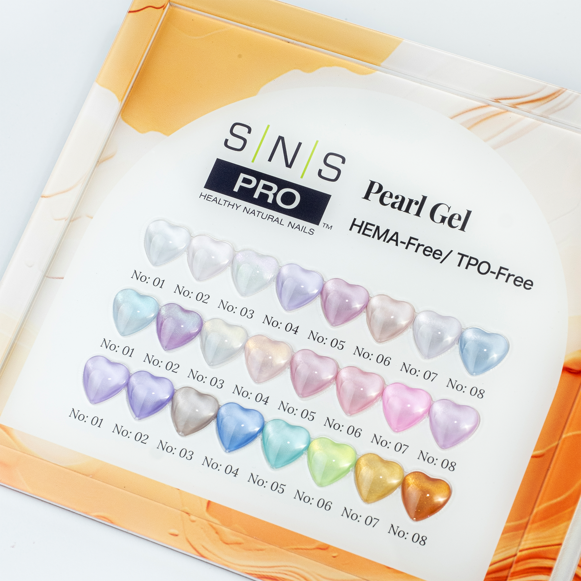 SNS Pearl Gel Collection - Set 24 Colors - Gel Polish 0.5oz