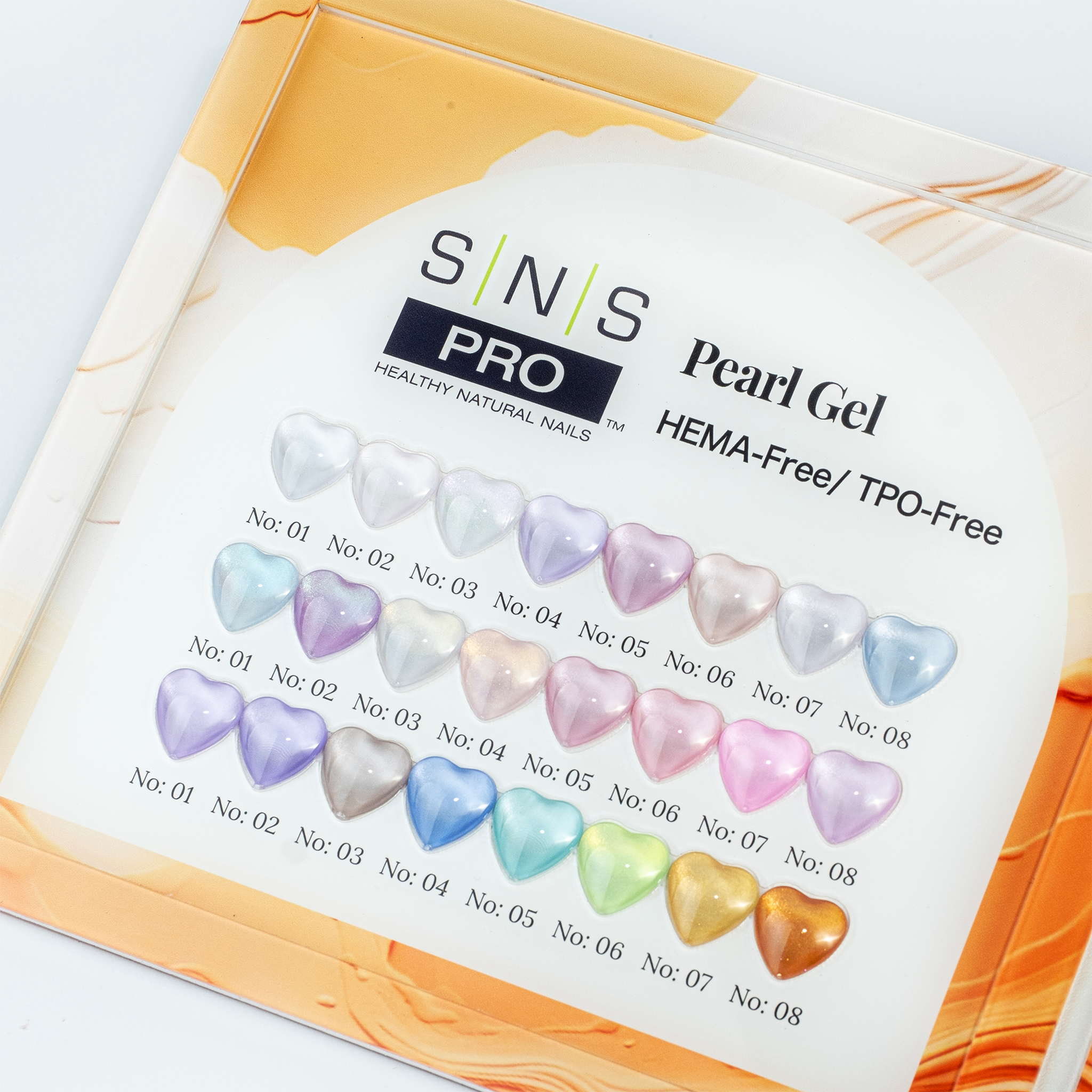 SNS Pearl Gel Collection - Set 24 Colors - Gel Polish 0.5oz