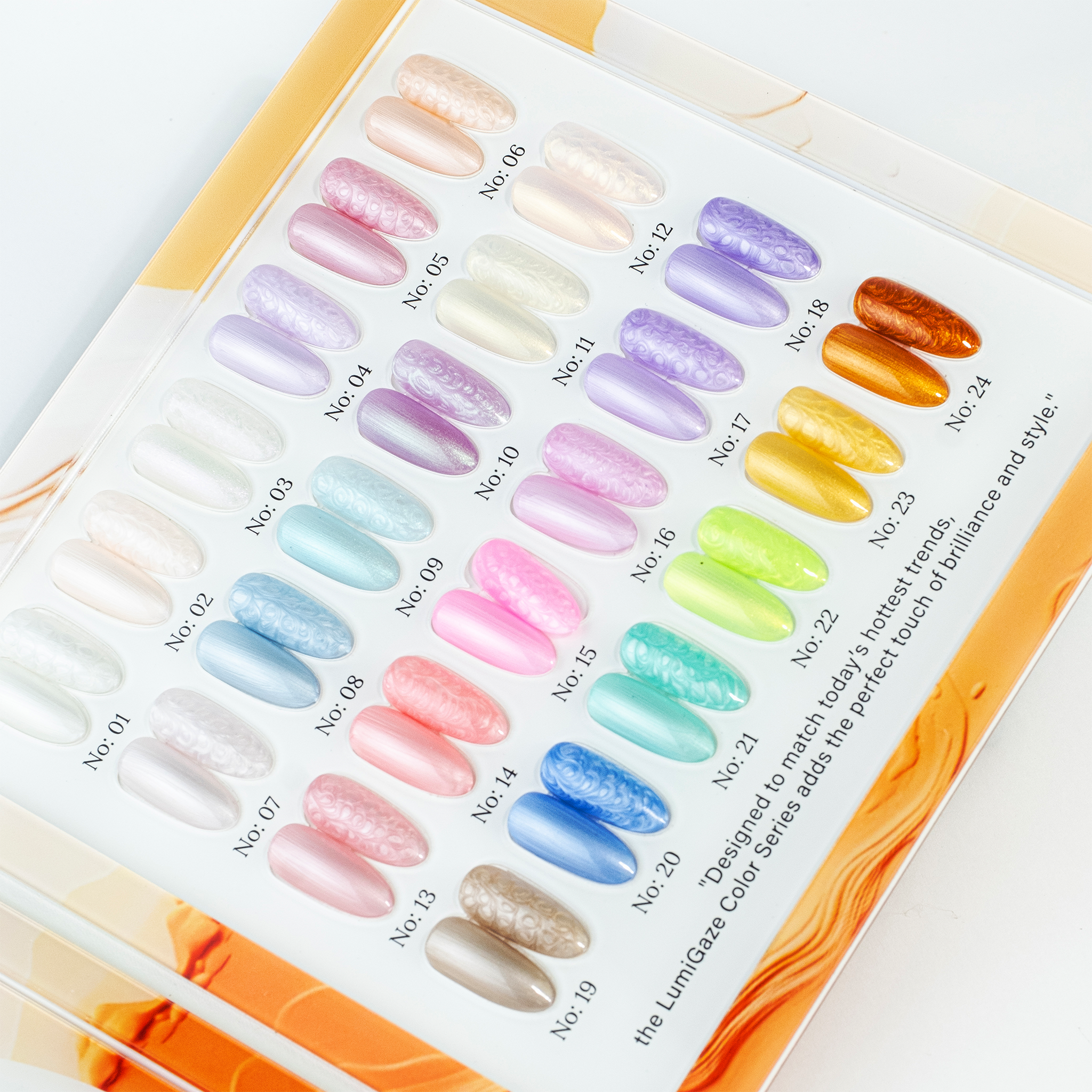 SNS Pearl Gel Collection - Set 24 Colors - Gel Polish 0.5oz