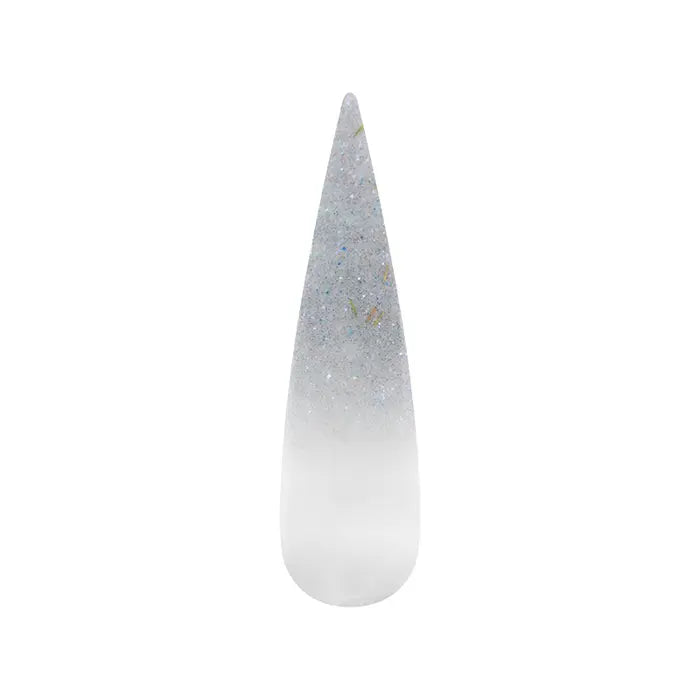 Air Ombre Spray Powder Nails - Metallic Silver Colors - AO132