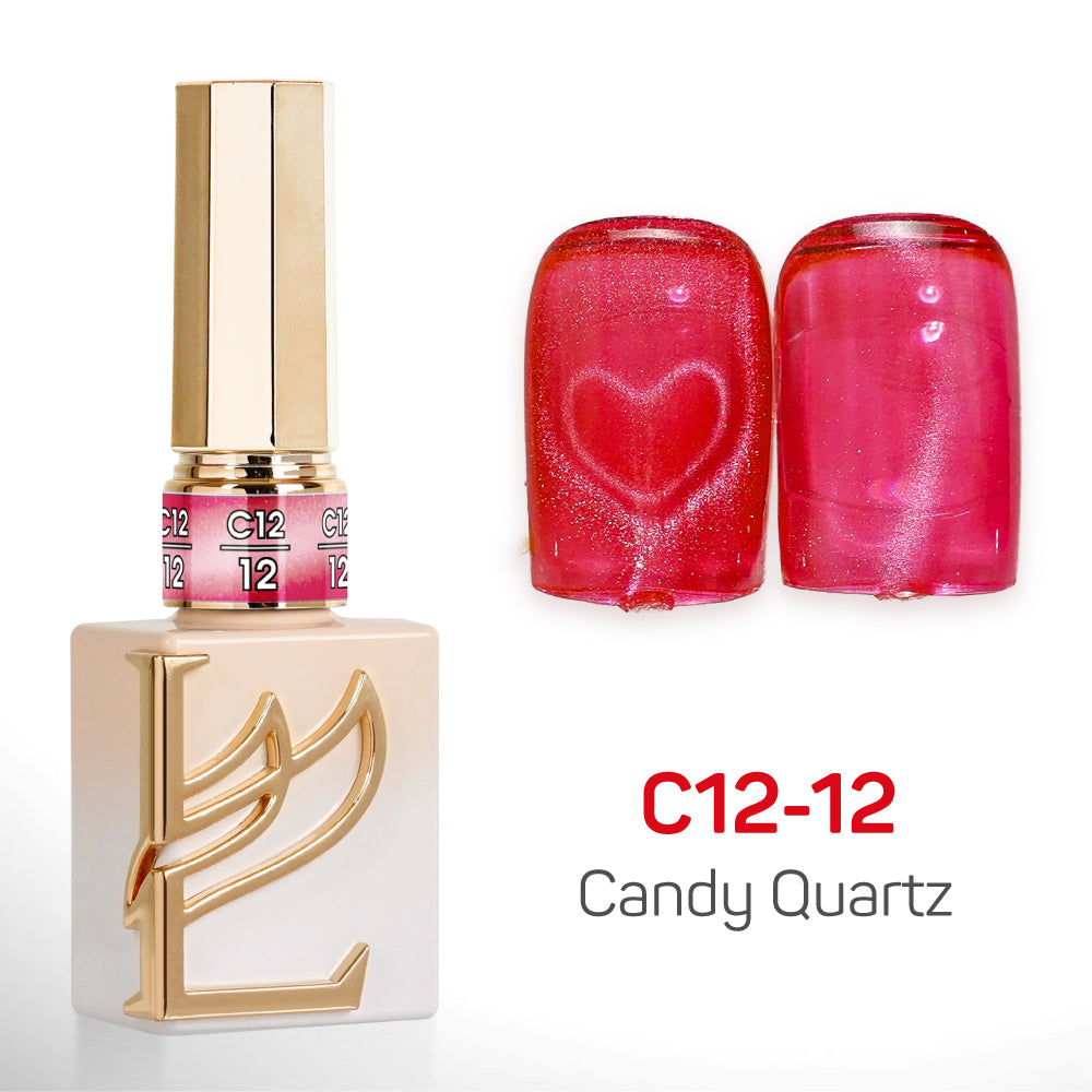 LAVIS Cat Eyes C12 - 12 - Gel Polish 0.5 oz - Candy Quartz