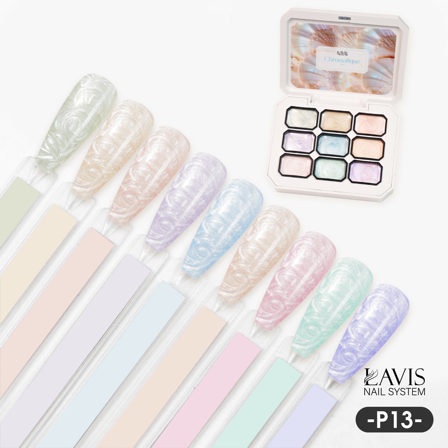LAVIS Pat Pat Gel - Ombre Gel Palette - Painting Gel