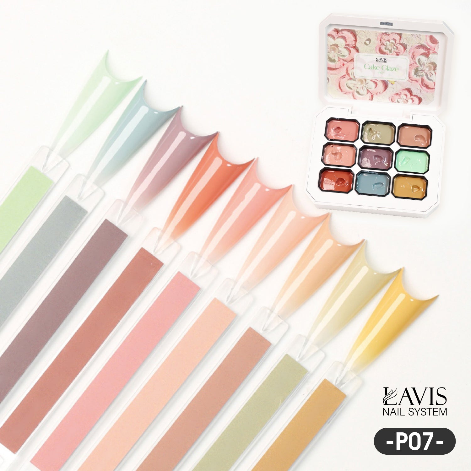 LAVIS Pat Pat Gel - Ombre Gel Palette - Painting Gel