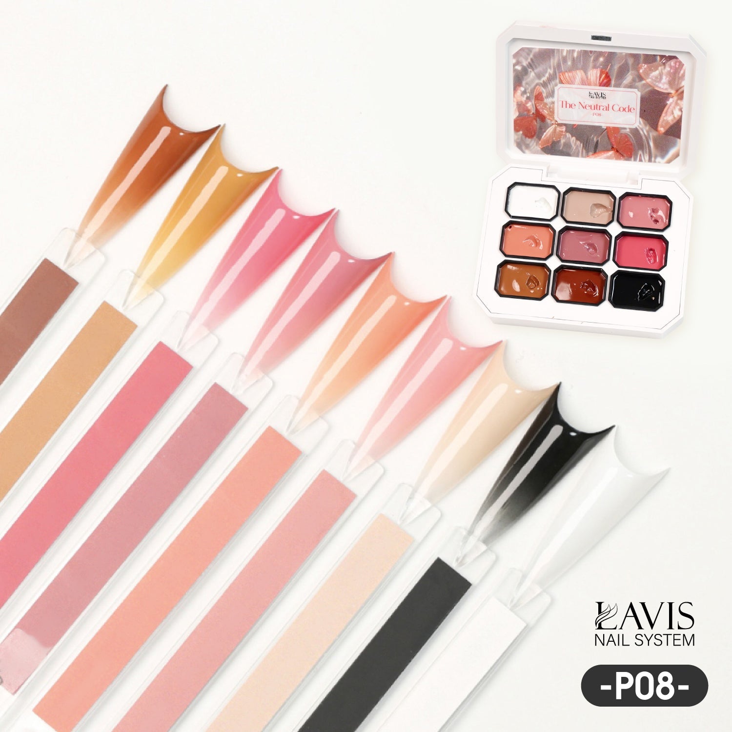 LAVIS Pat Pat Gel - Ombre Gel Palette - Painting Gel