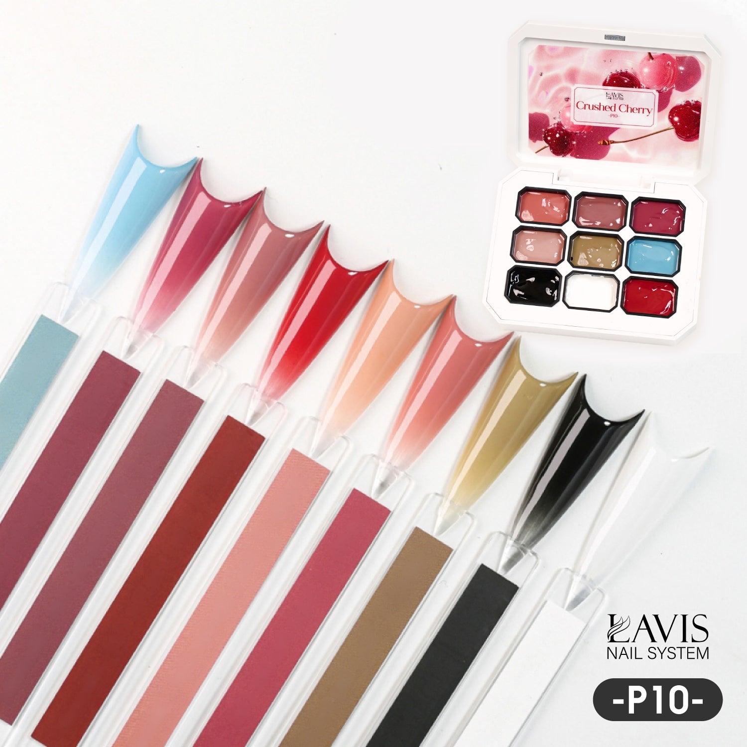 LAVIS Pat Pat Gel - Ombre Gel Palette - Painting Gel