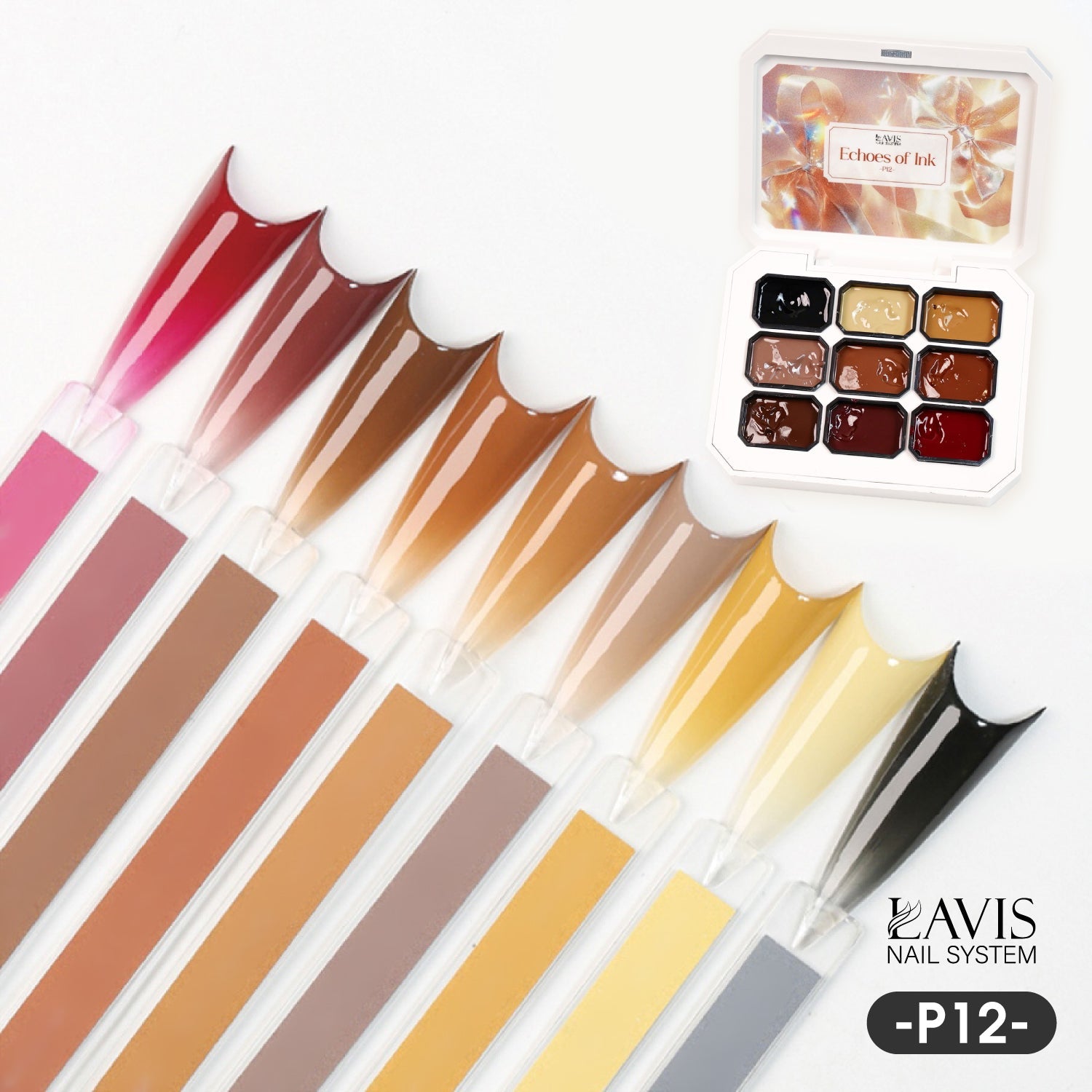 LAVIS Pat Pat Gel - Ombre Gel Palette - Painting Gel