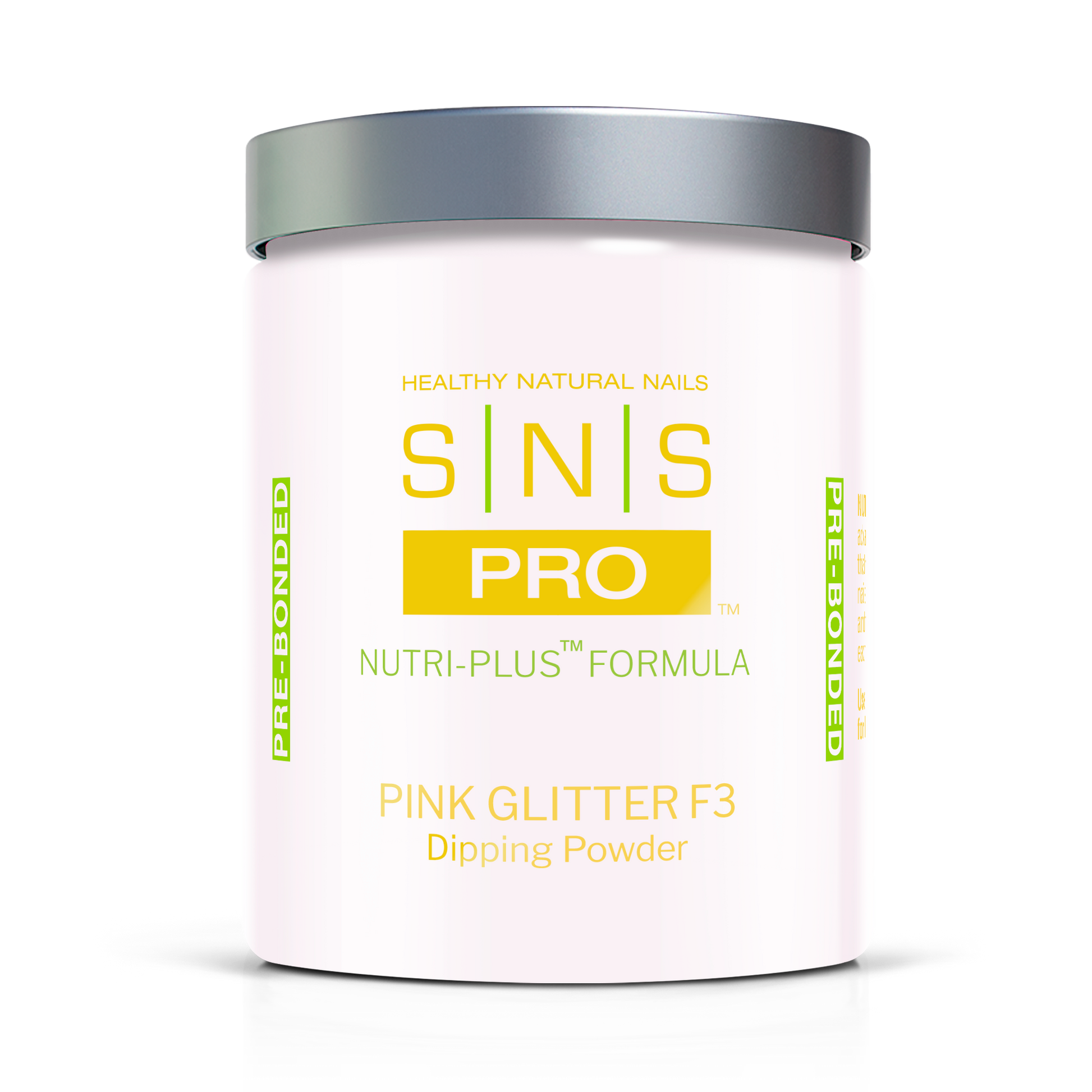 SNS French White Glitter Dipping Powder Pink & White F3