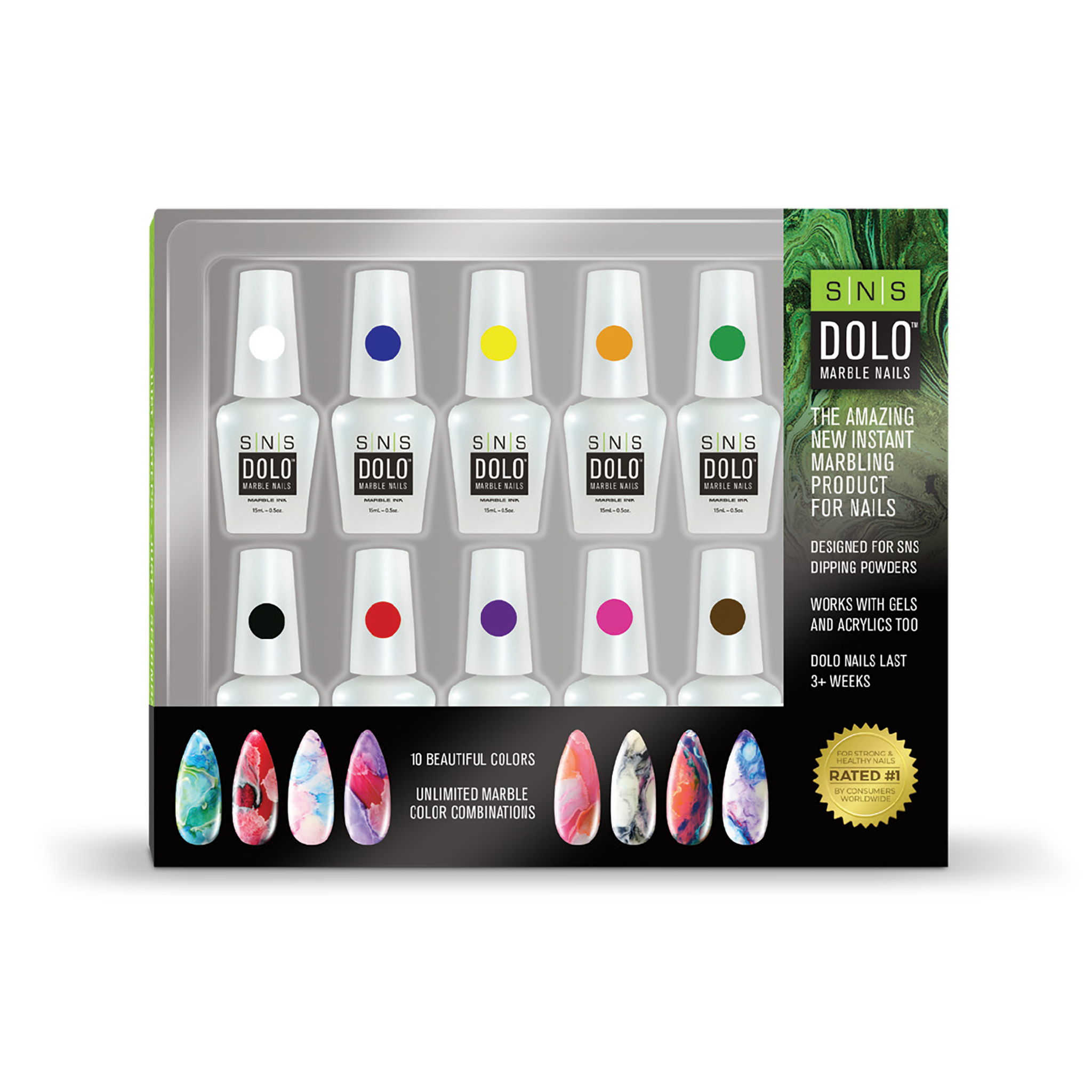 DOLO Marble Nail Art Kit