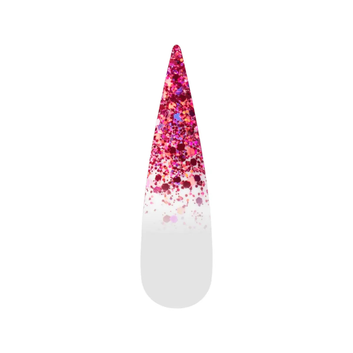 Ombre Glitter Nail Art - Purple Colors - GO10