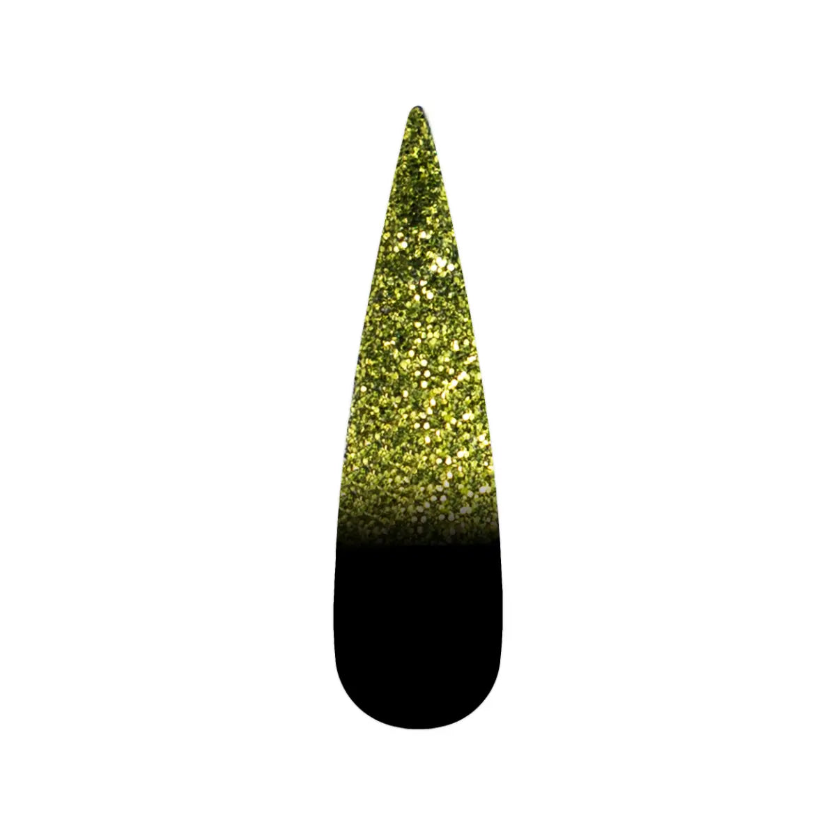 French Glitter Nail Art - Lime Green Colors - GF02