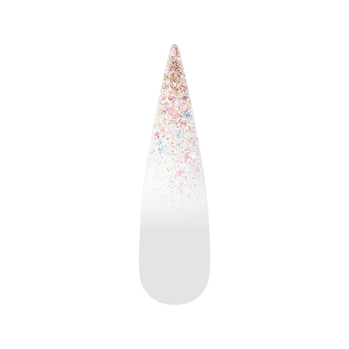 Ombre Glitter Nail Art - Pale Pink Colors - GO12