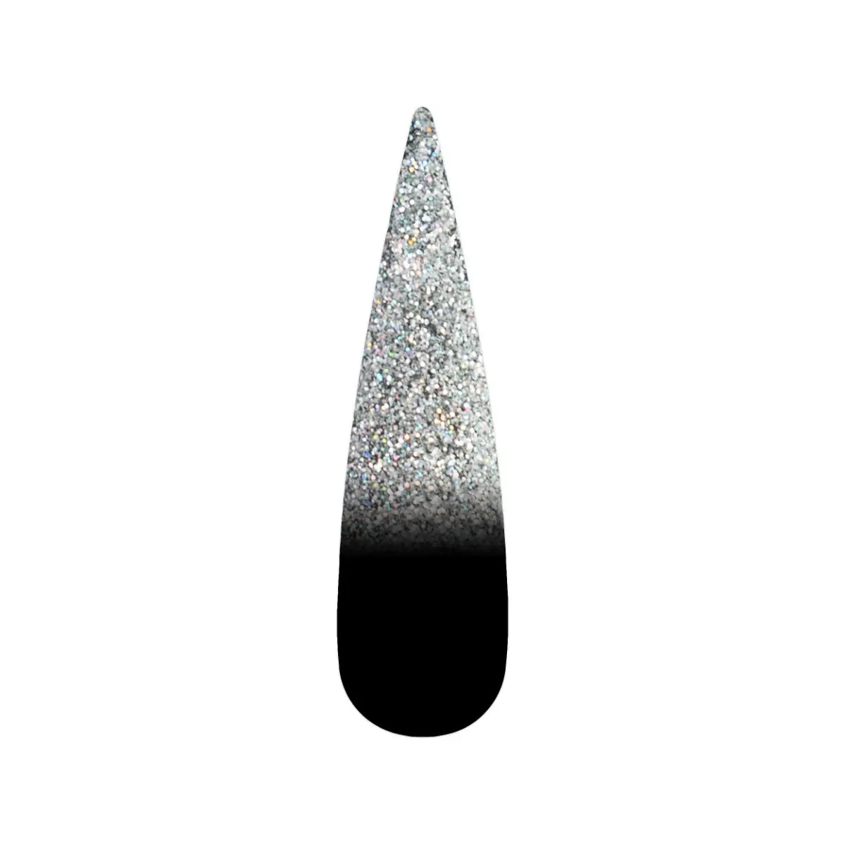 French Glitter Nail Art - Silver Colors - GF08
