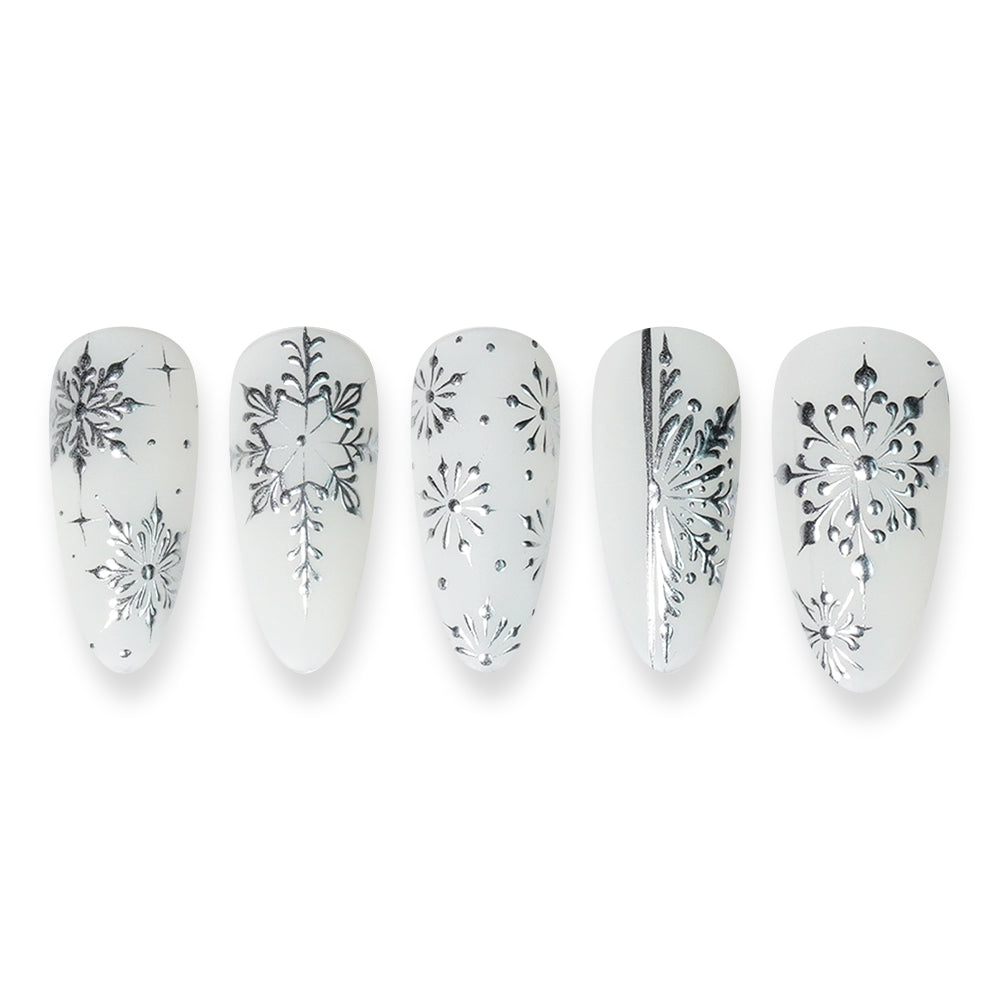 Emboss Gel Polish Nail Art - 0.5oz Silver